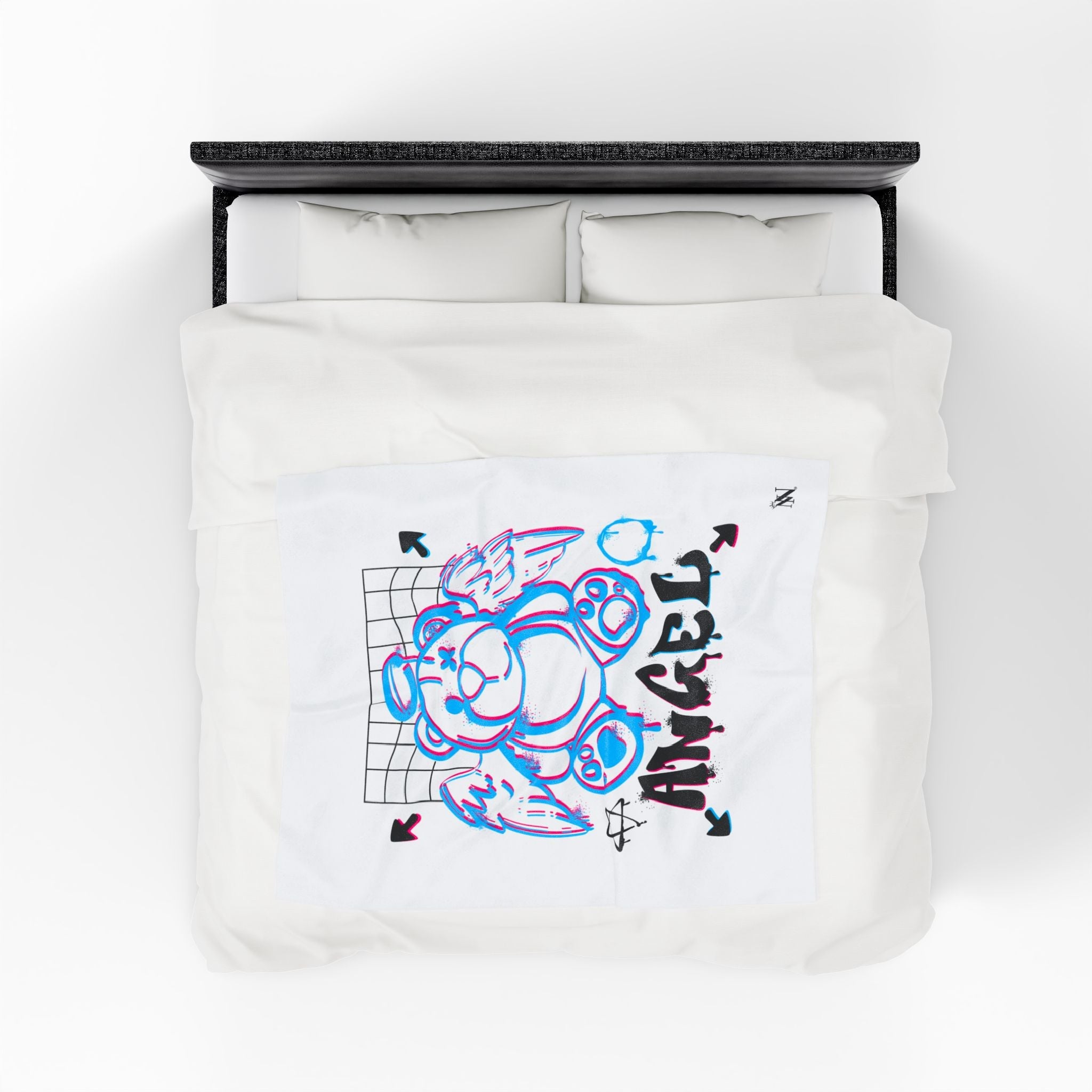 Broken Bear Angel | Mix & Match Soft Fun-Flirty Lovers’ Blankets