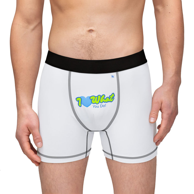 I Love What You Do! | Mix & Match Men’s Fun-Flirty Lovers’ Boxer Briefs