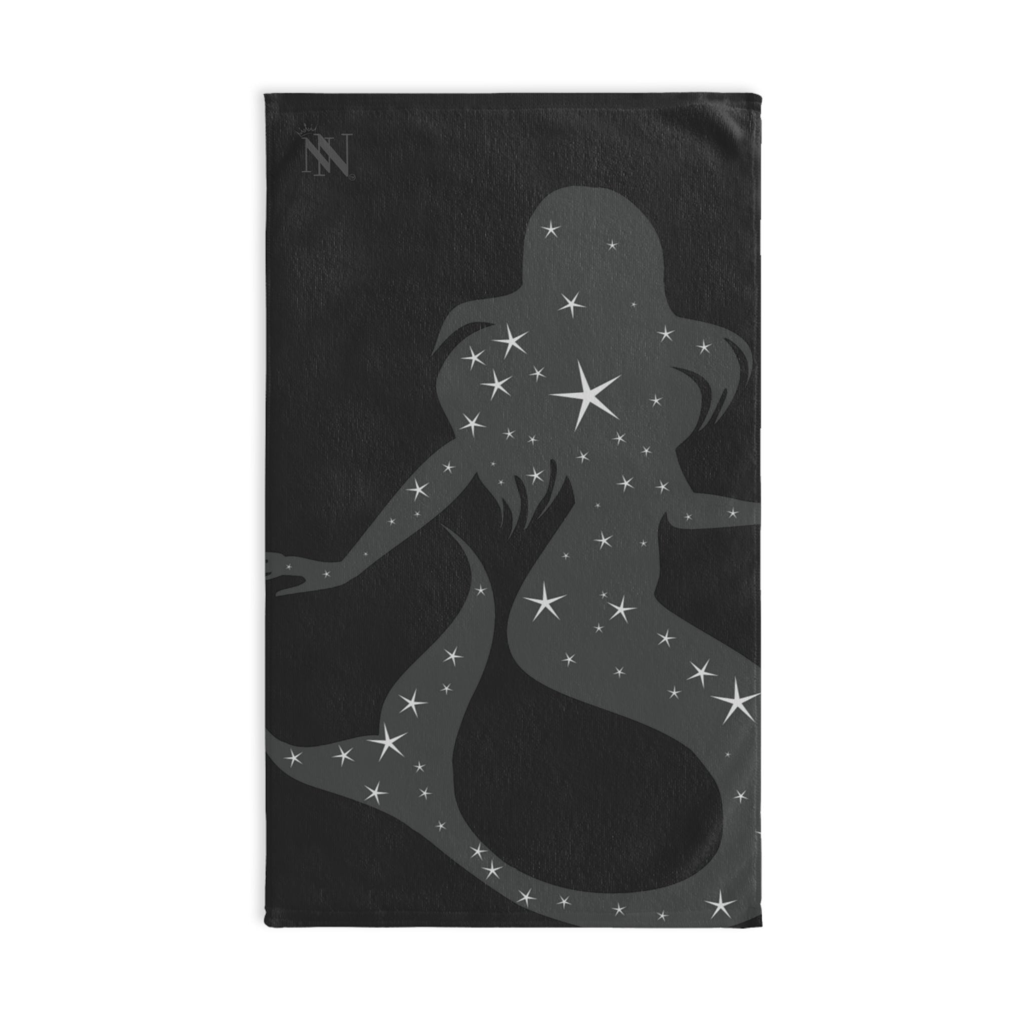 Mermaid Star Dark Grey Cum Towel