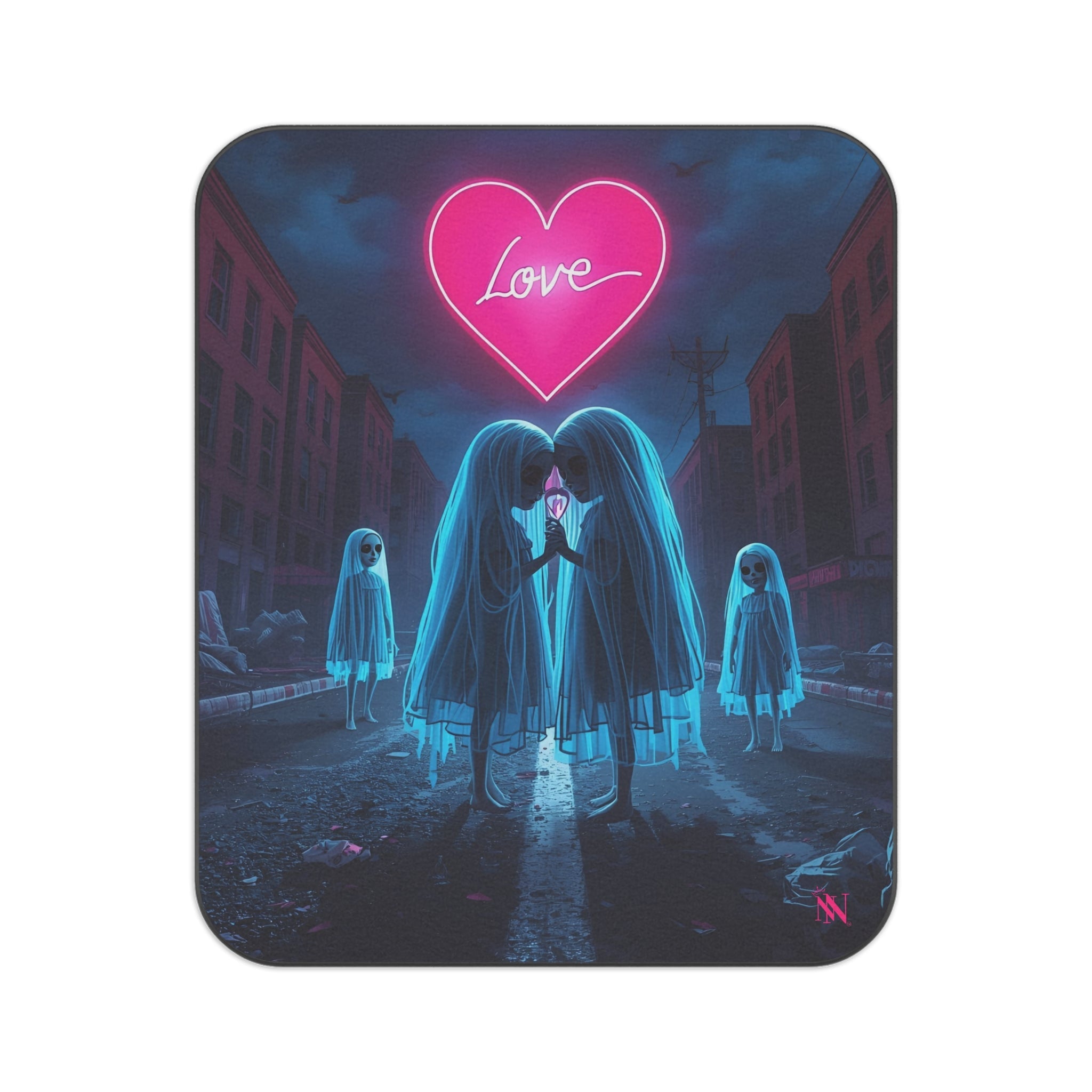 Dark Love Graphic | Mix Match Fun-Flirty Lovers’ Water-Resistant Blankets