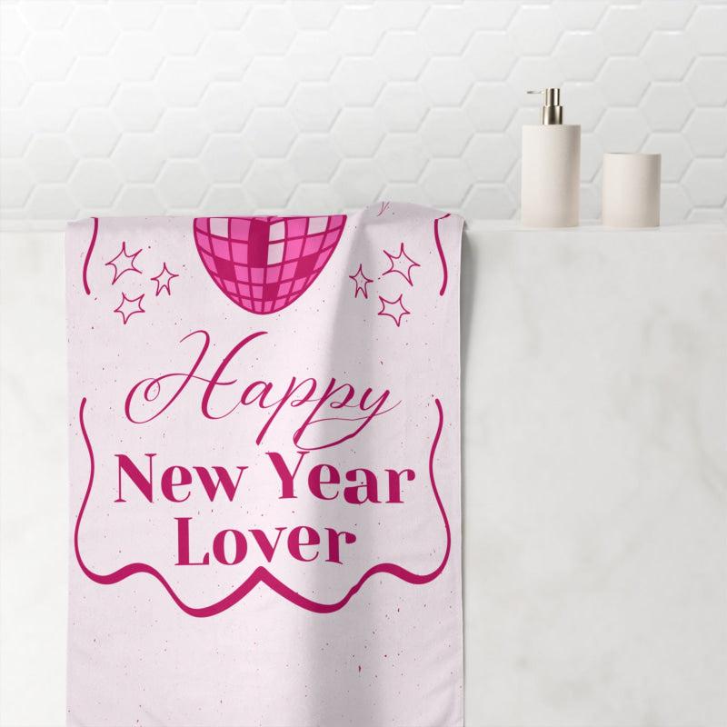 Happy New Year Lover | Mix & Match XL Fun-Flirty Lovers’ Towels