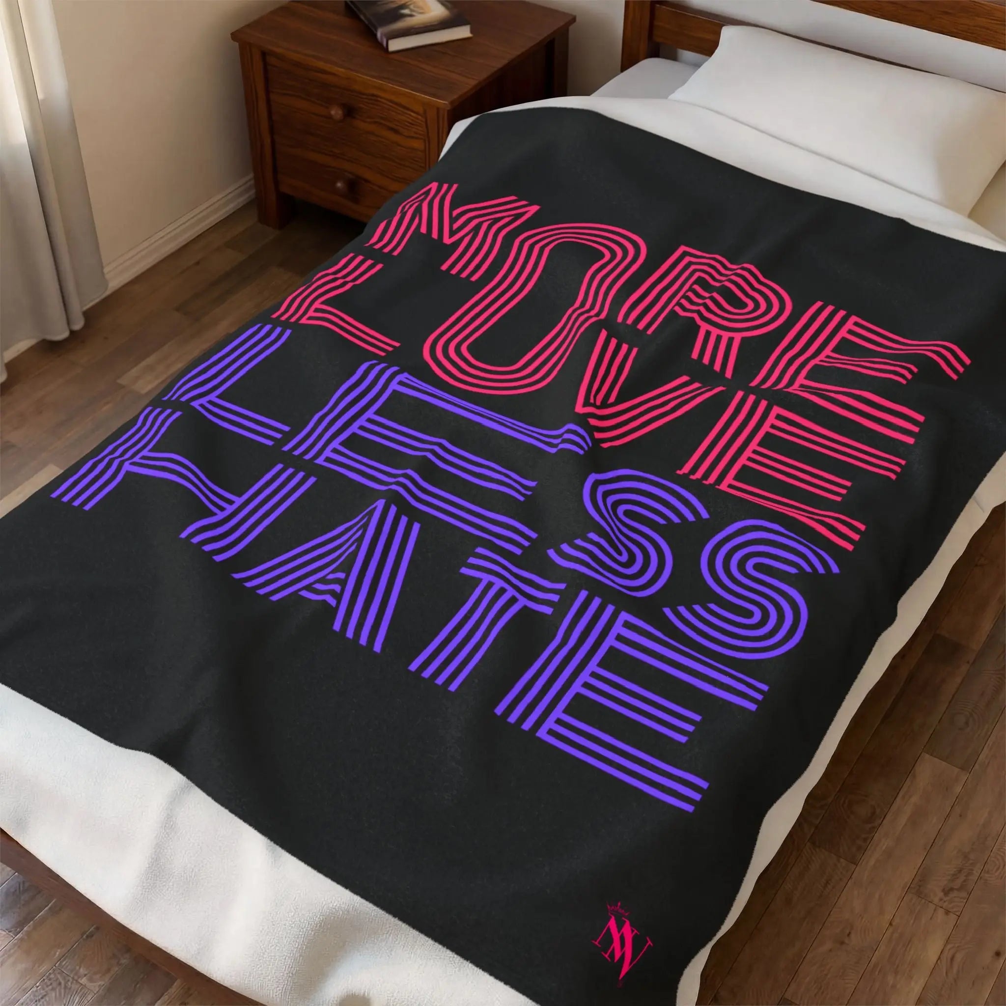 More Love Less Hate Romantic Sex Gifts Blanket