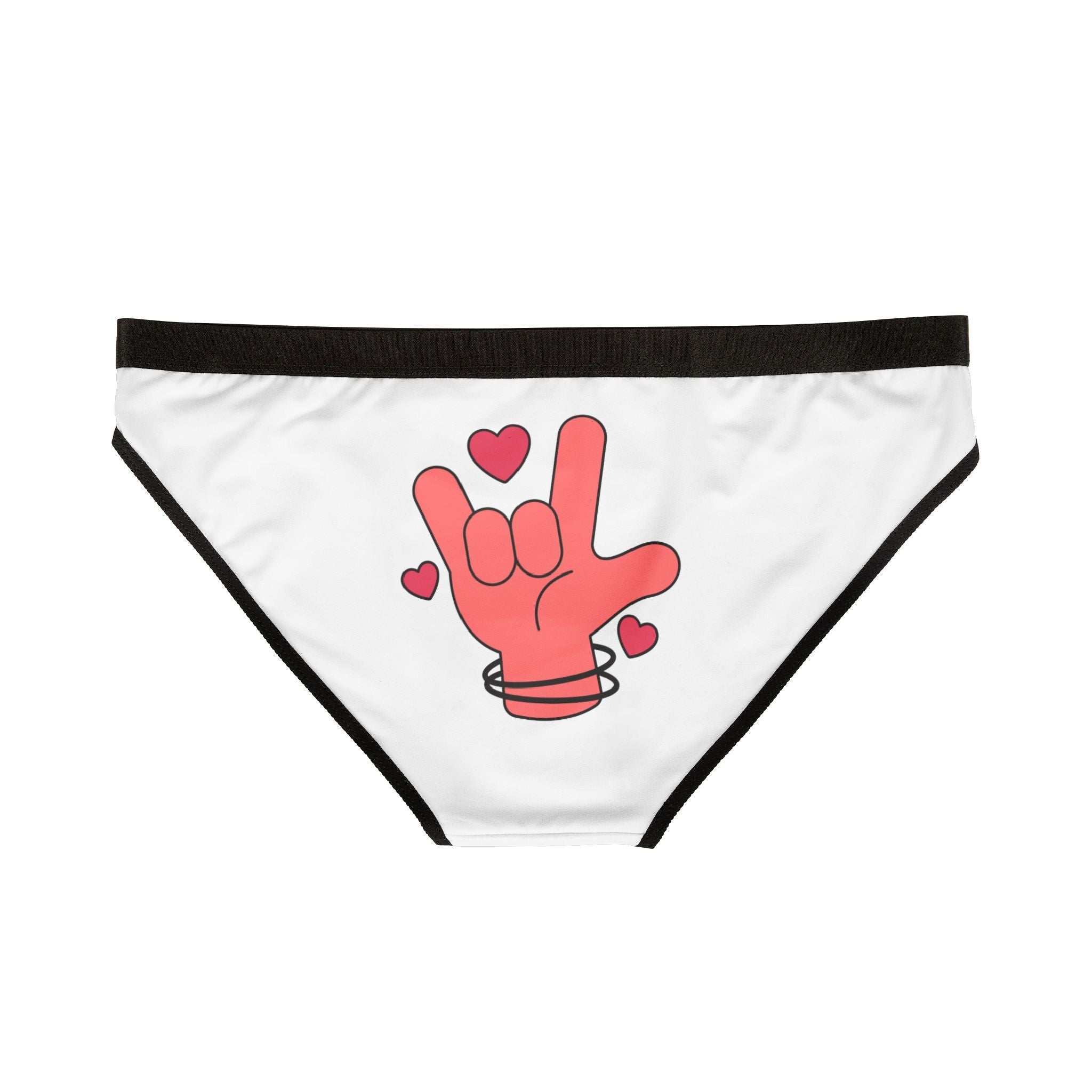 I Love You Hand Sign | Mix & Match Women’s Fun-Flirty Lovers’ Panties