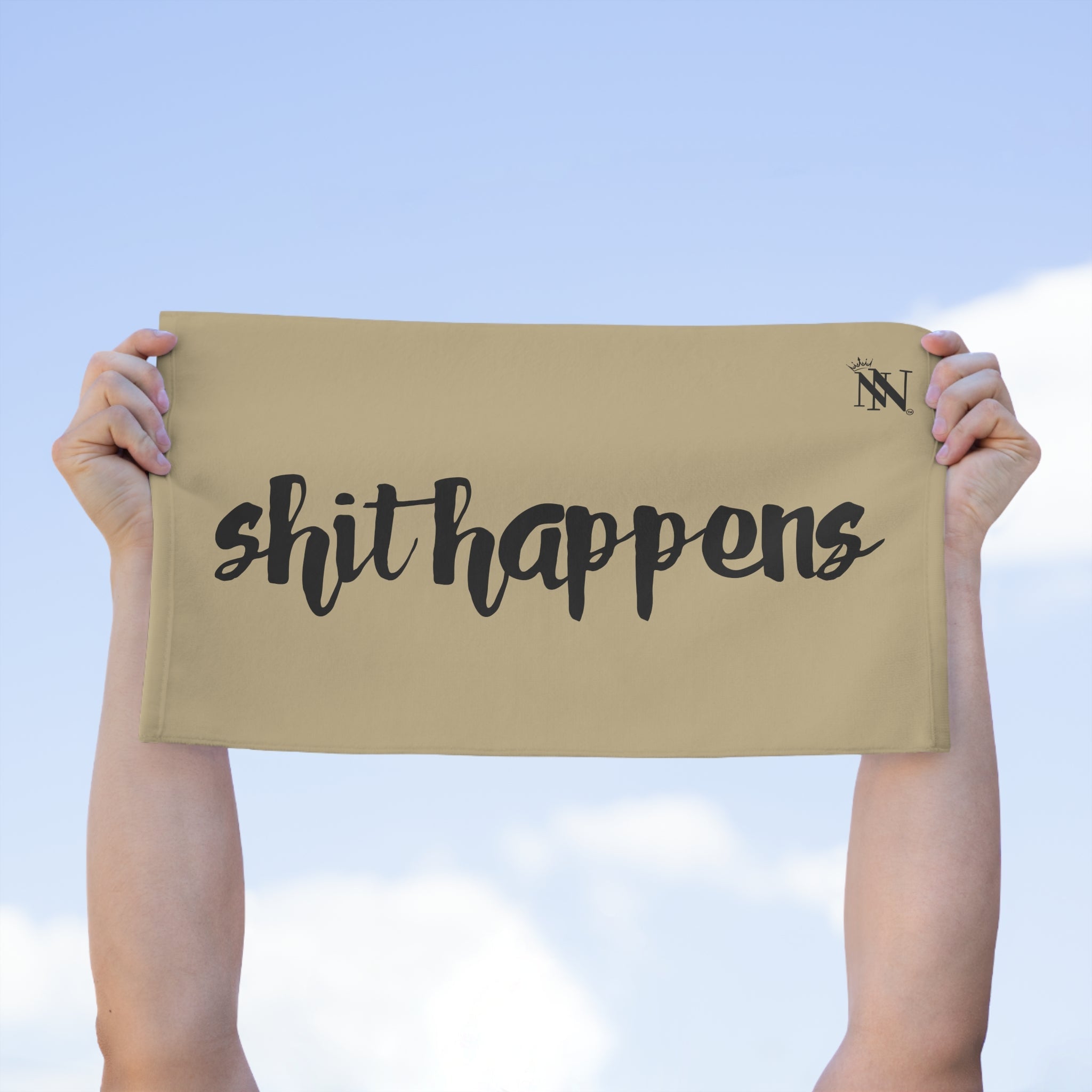Shit Happens Gold | Mix & Match Soft Fun-Flirty Lovers’ Towels