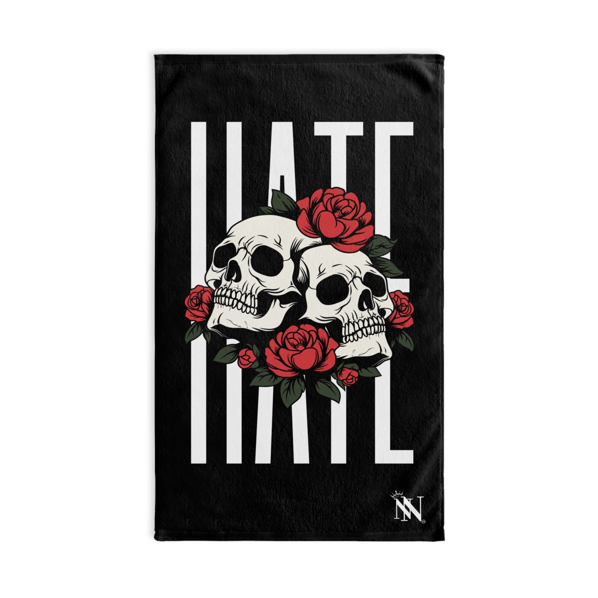 Roses Skulls & Hate | Mix & Match Classic Fun-Flirty Lovers’ Towels