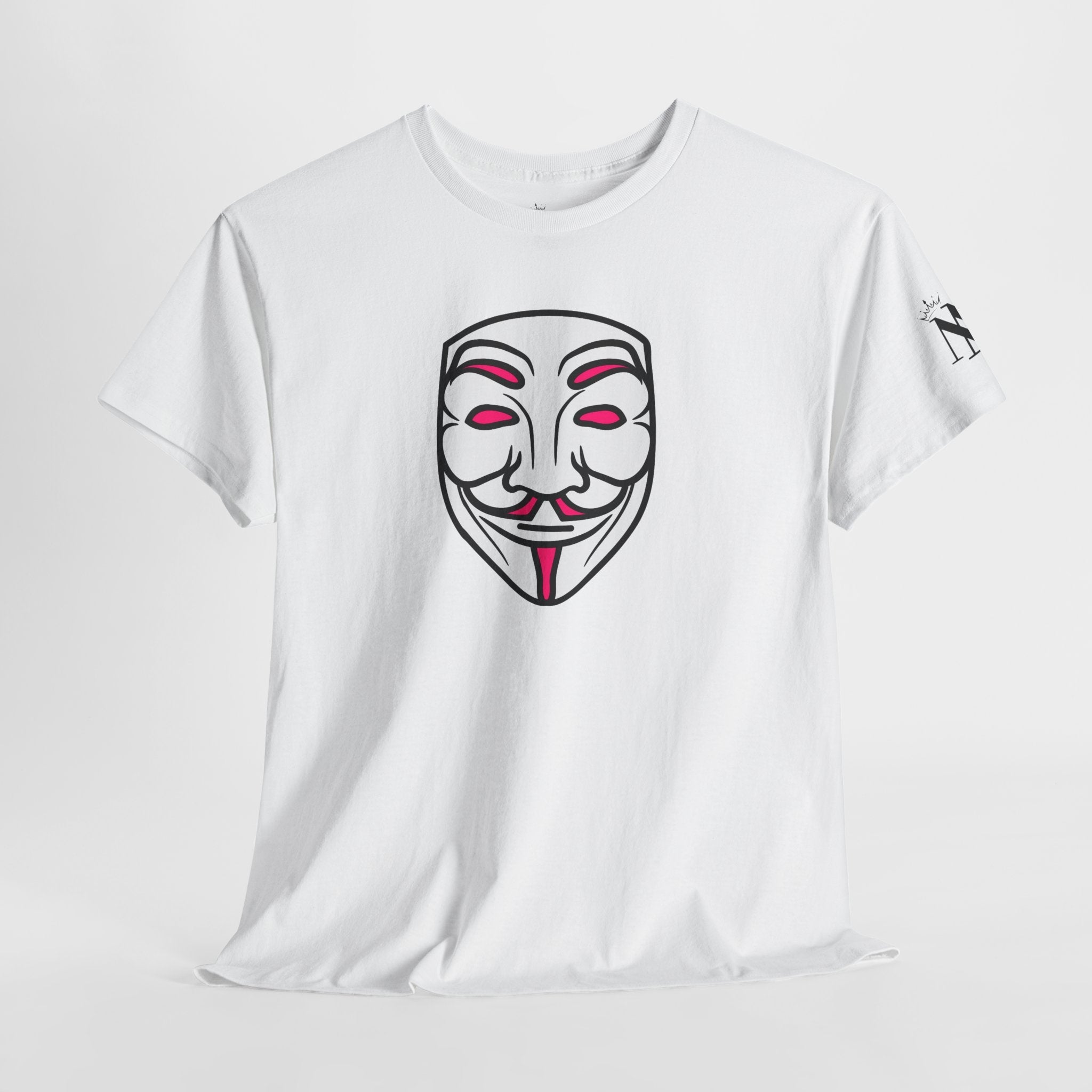 V for Vendetta Mask | Mix & Match Cotton Unisex Fun-Flirty Lovers’ T-Shirts