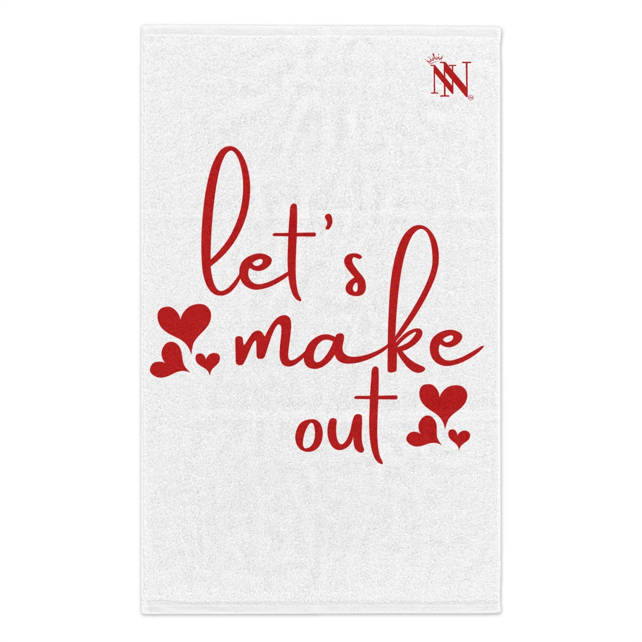 Let’s Make Out Hearts Sex Towel
