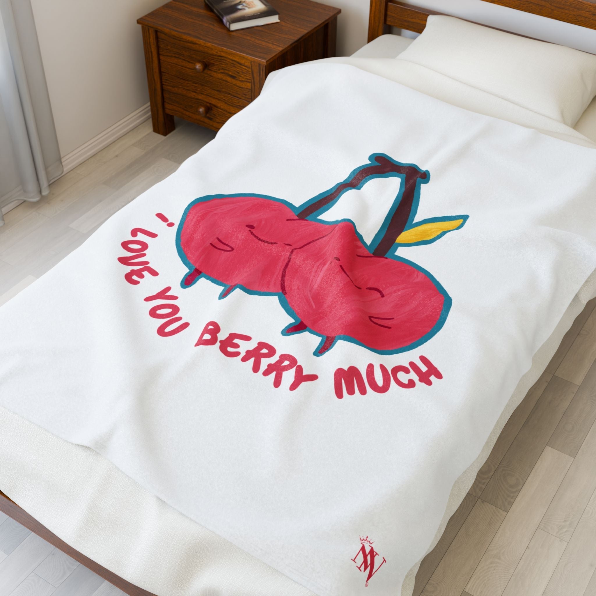 I Love You Berry Much | Mix & Match Fun-Flirty Lovers’ Blankets