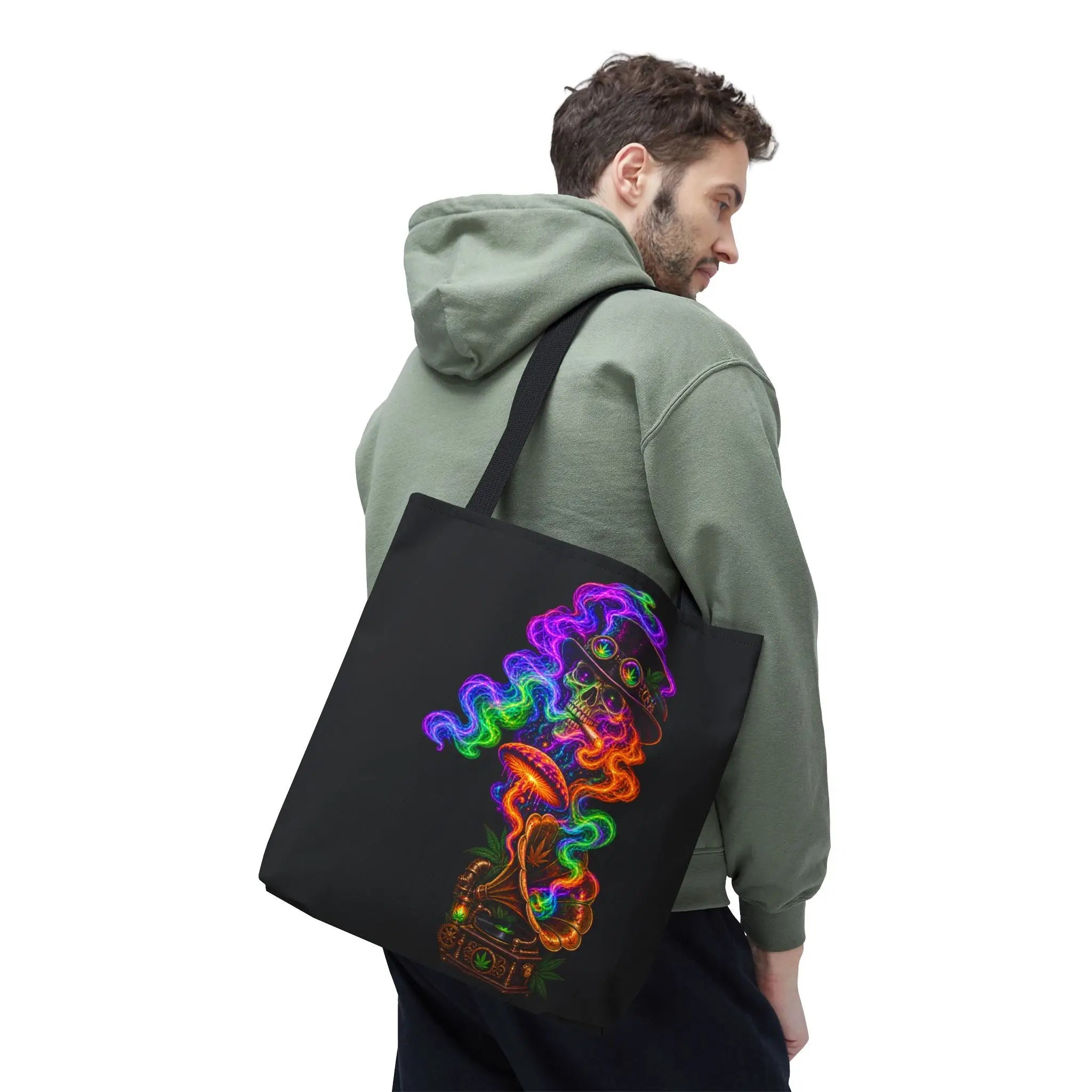 Up In Smoke Phonograph Tote Bag