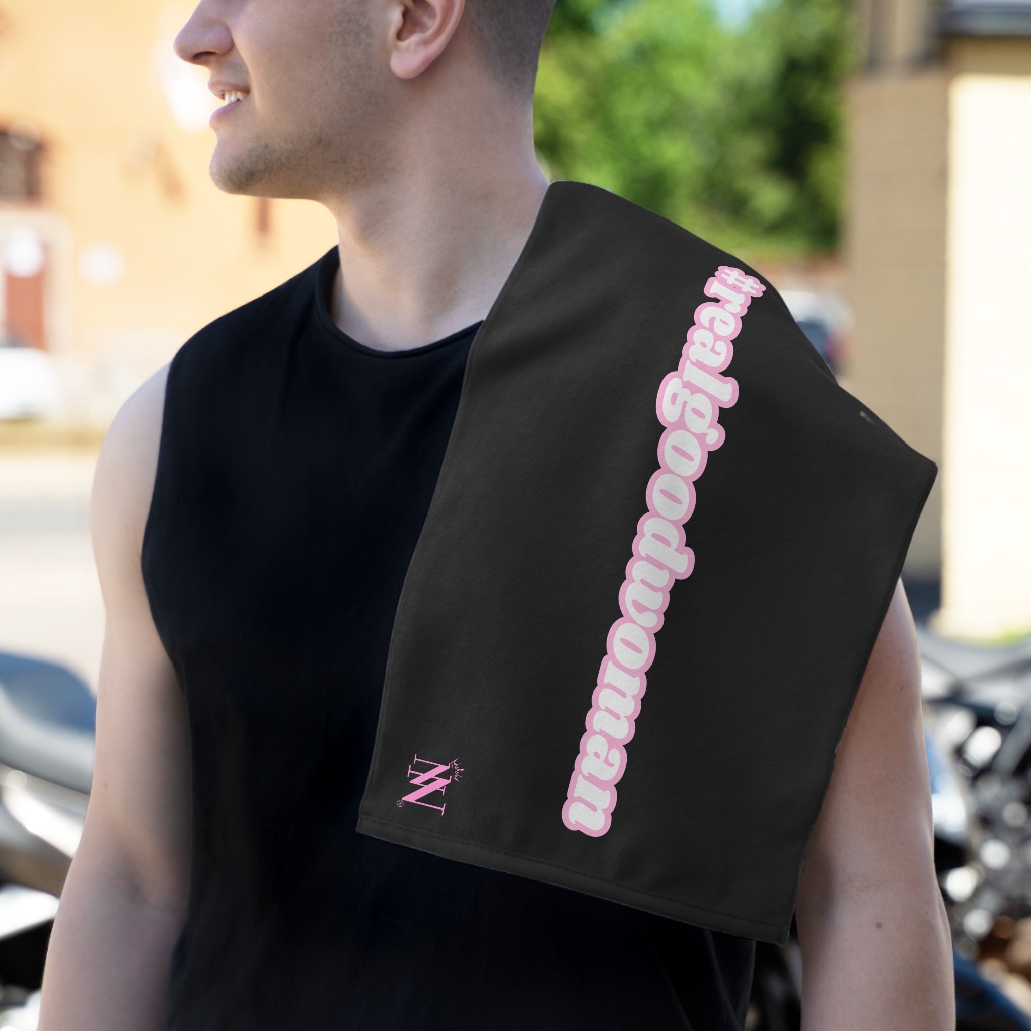 #realgoodwoman Black | Mix & Match Soft Fun-Flirty Lovers’ Towels