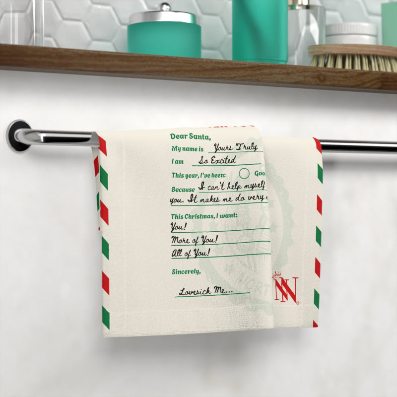 Letter to Santa | Mix & Match Lils’ Fun-Flirty Lovers’ Towels
