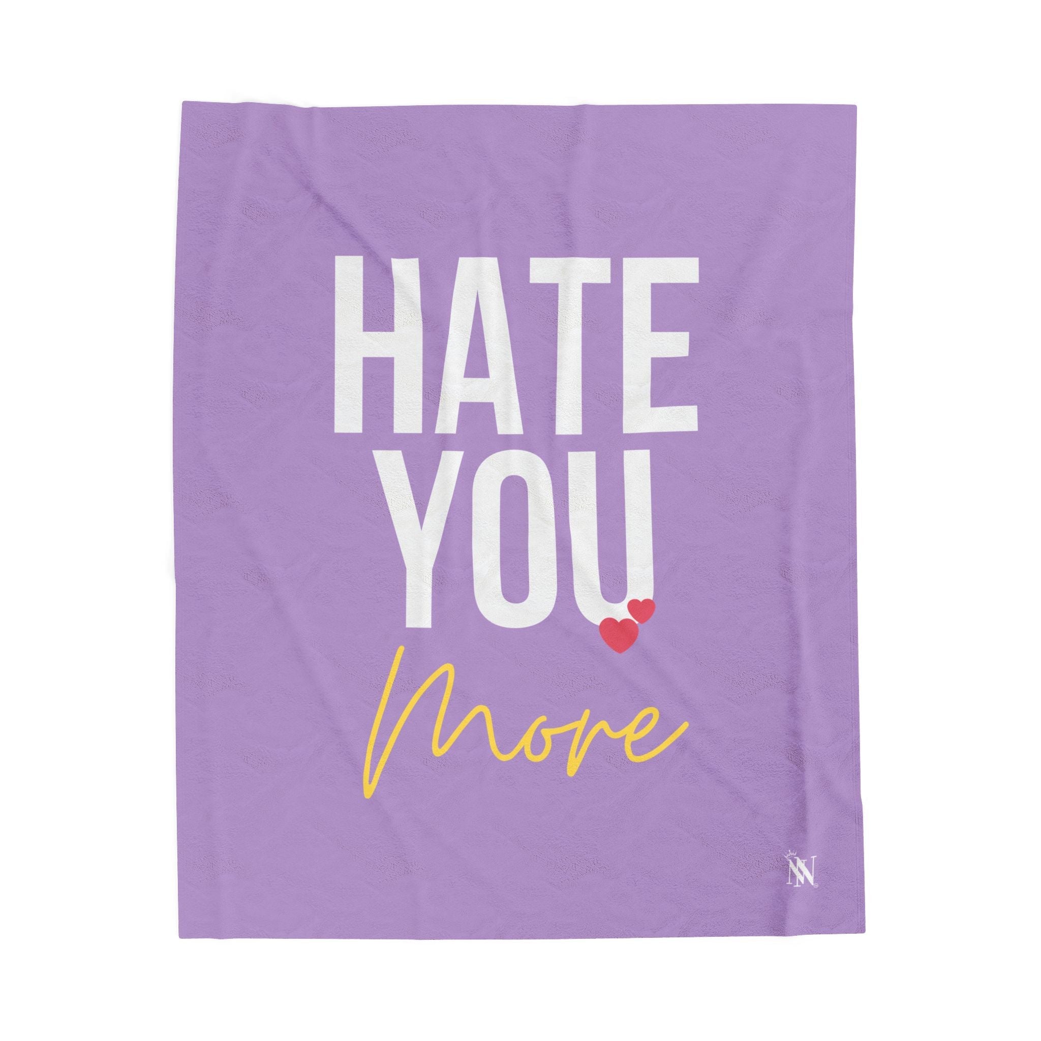 Hate You More | Mix & Match Soft Fun-Flirty Lovers’ Blankets