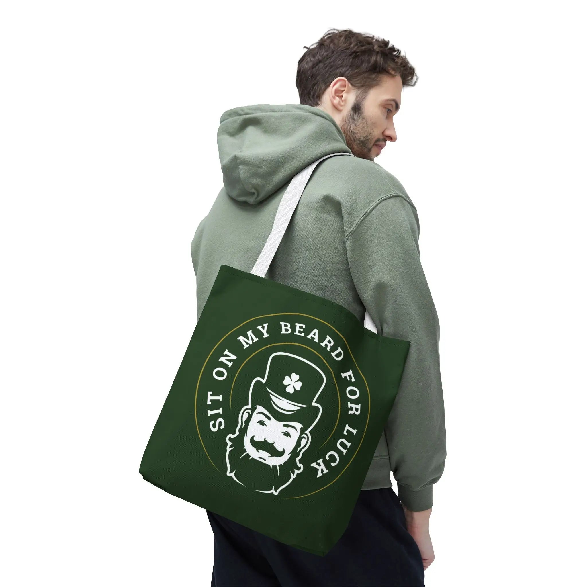 Sit on My Beard for Luck St. Patrick’s Day Weekend Getaway Tote Bag