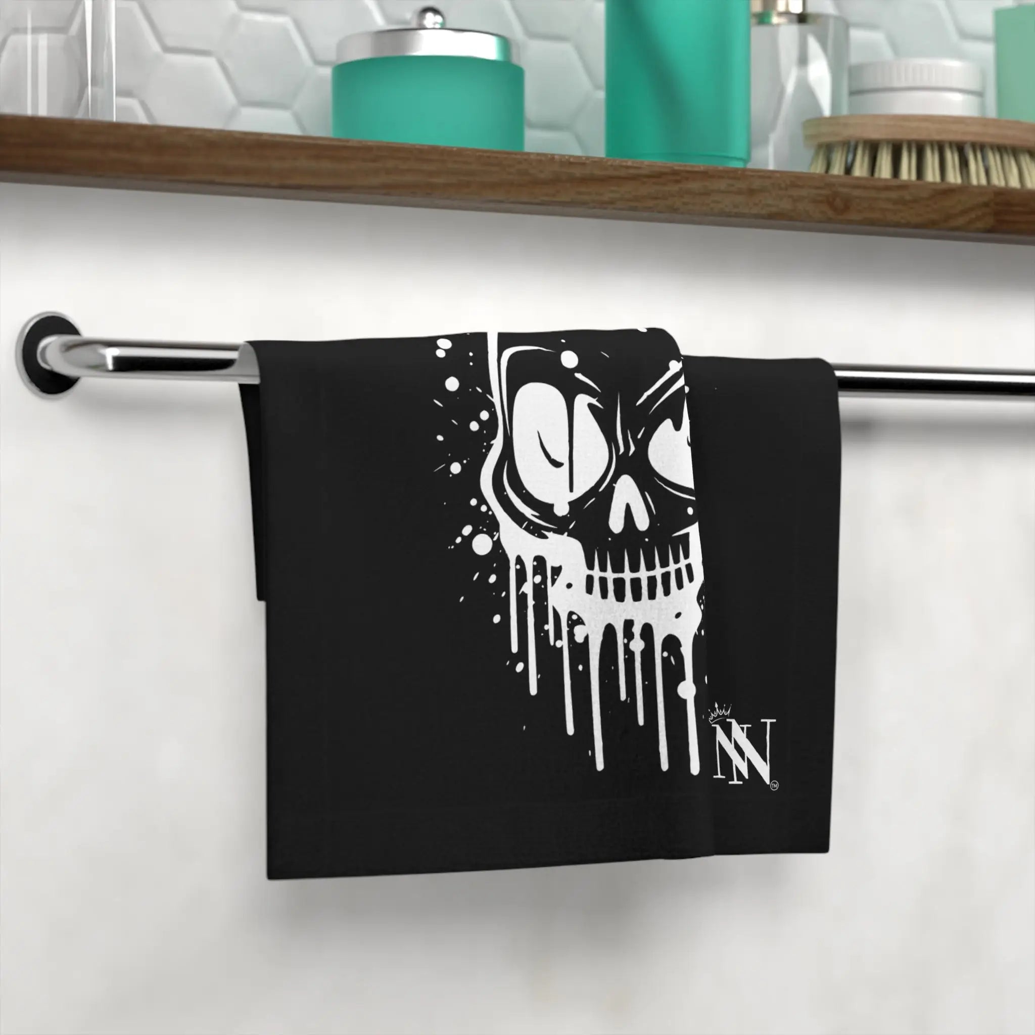 Rain On Me Splattered Skull | Nectar Napkins Lils’ Fun-Flirty Lovers’ Towels