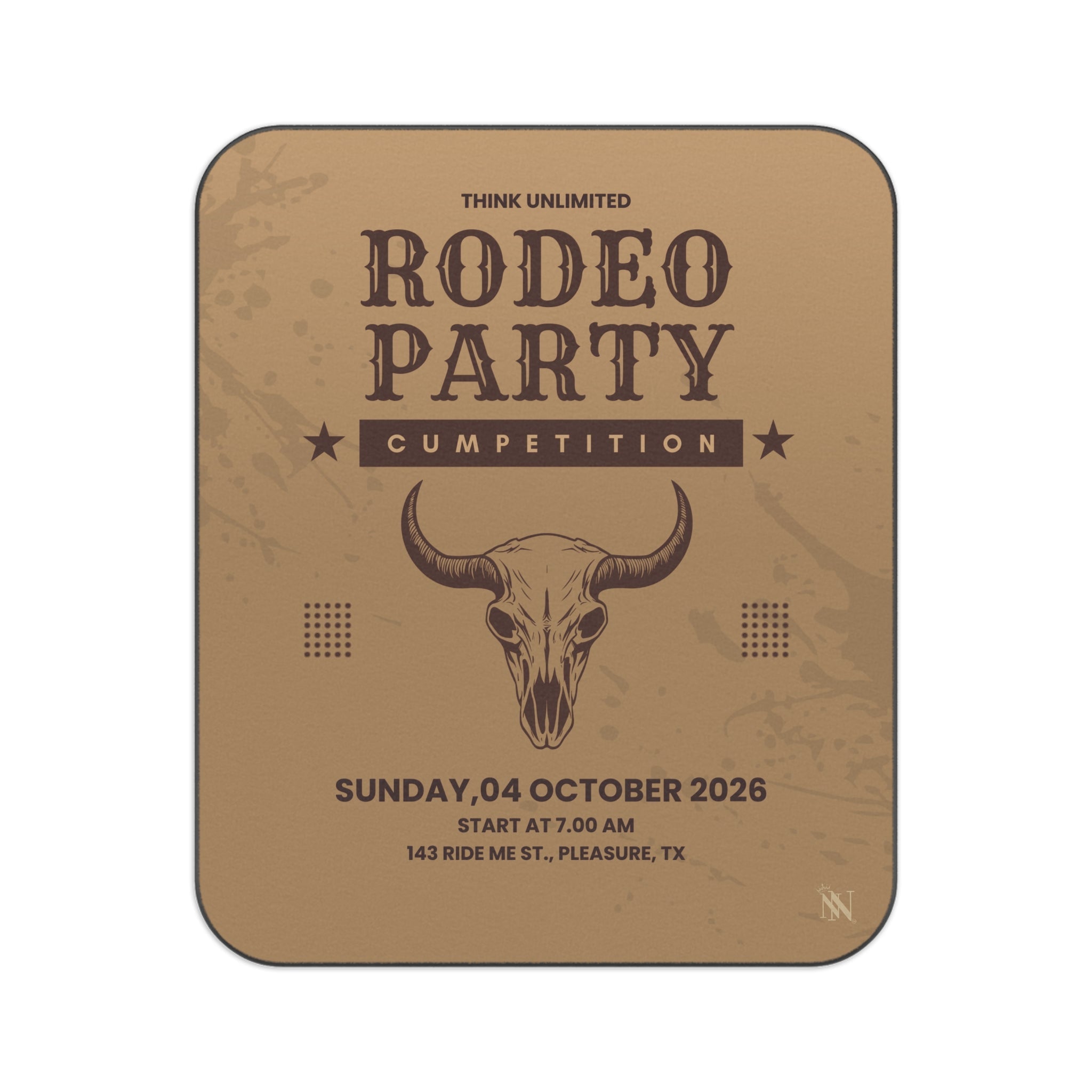 Rodeo Party Cumpetition | Mix Match Fun-Flirty Lovers’ Water-Resistant Blankets