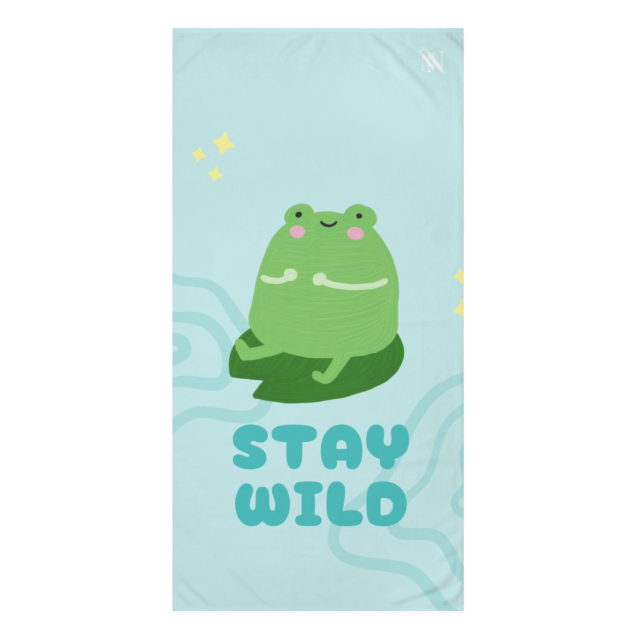 Stay Wild Cute Frog | Mix & Match XL Fun-Flirty Lovers’ Towels
