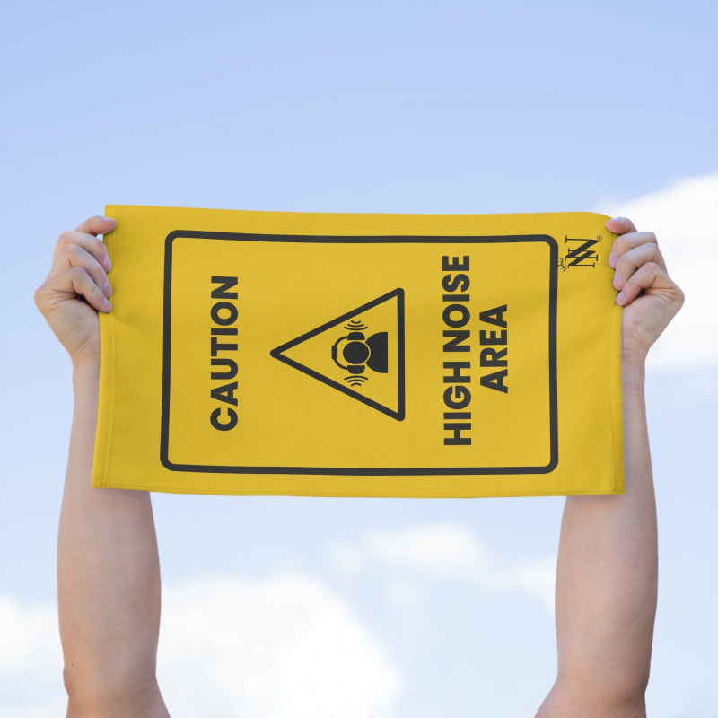 Caution High Noise Area | Mix & Match Soft Fun-Flirty Lovers’ Towels