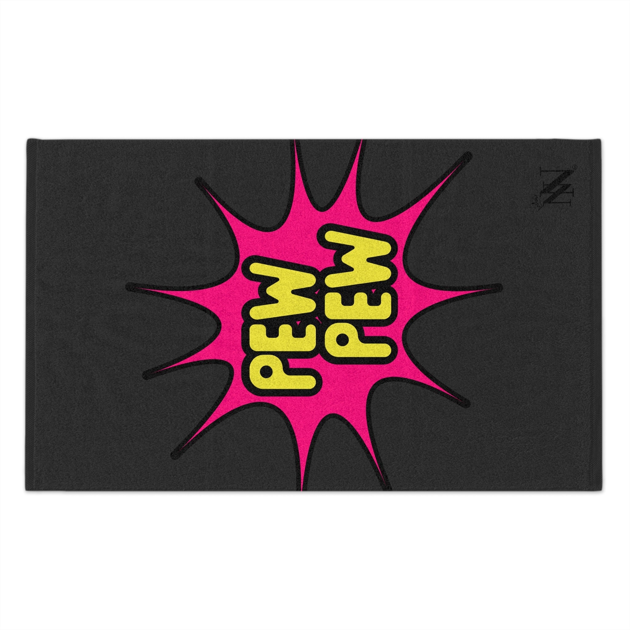 Pew Pew Dark Grey | Mix & Match Soft Fun-Flirty Lovers’ Towels