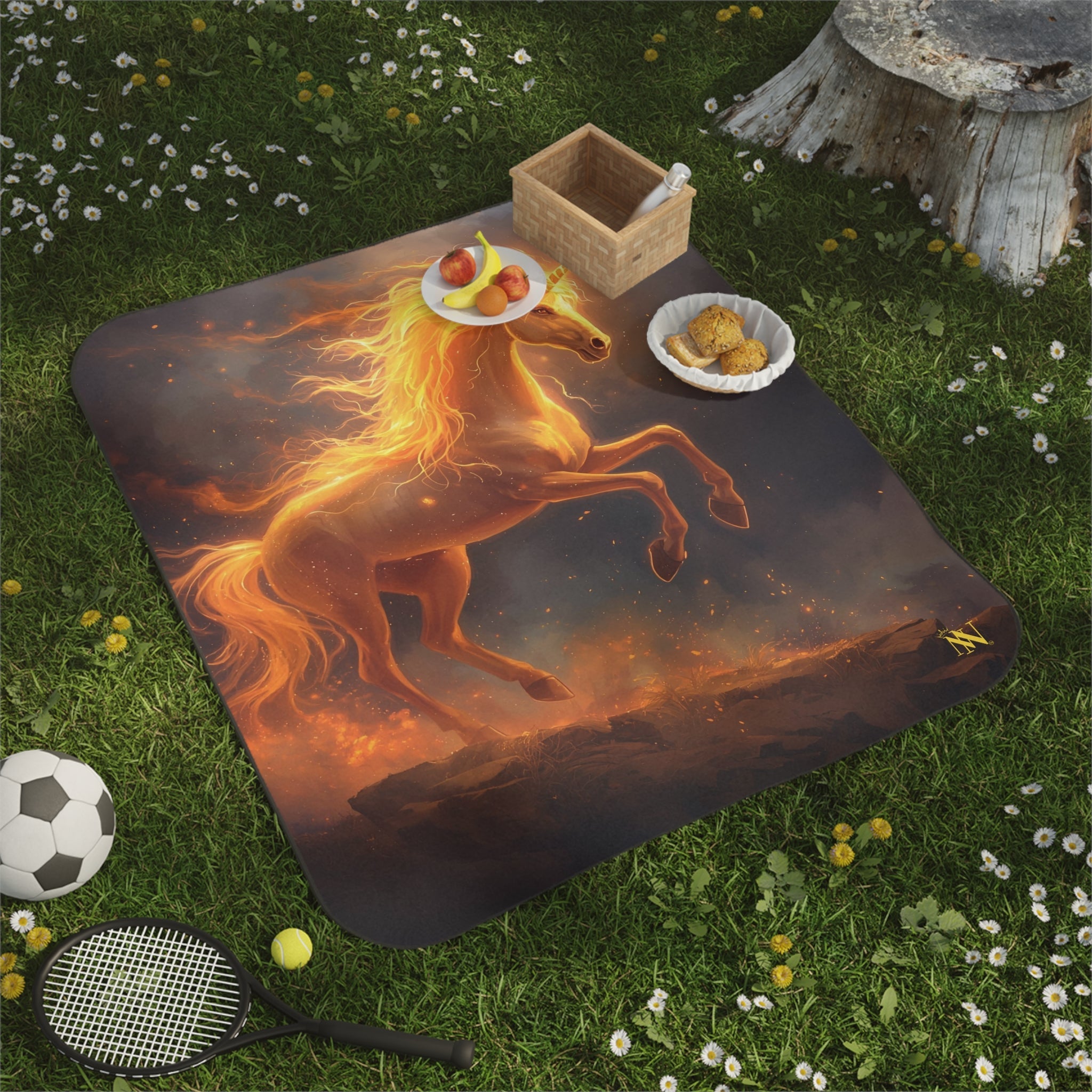 Fire Storm Unicorn | Mix Match Fun-Flirty Lovers’ Water-Resistant Blankets