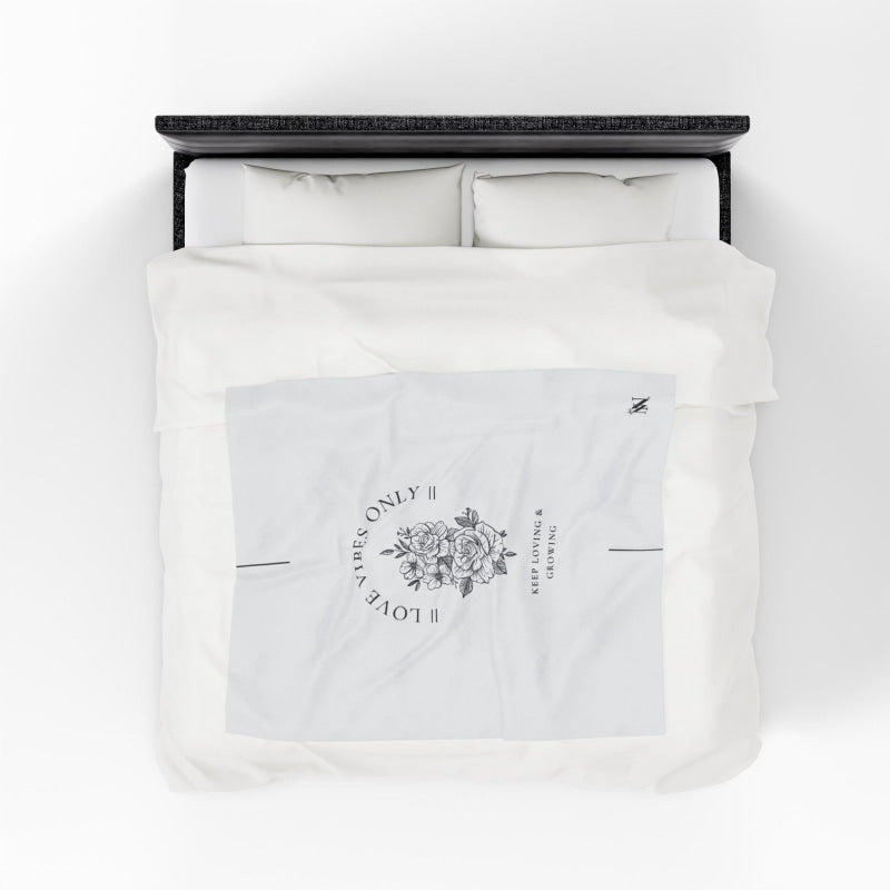 Love Vibes Only | Mix & Match Velveteen Fun-Flirty Lovers’ Blankets
