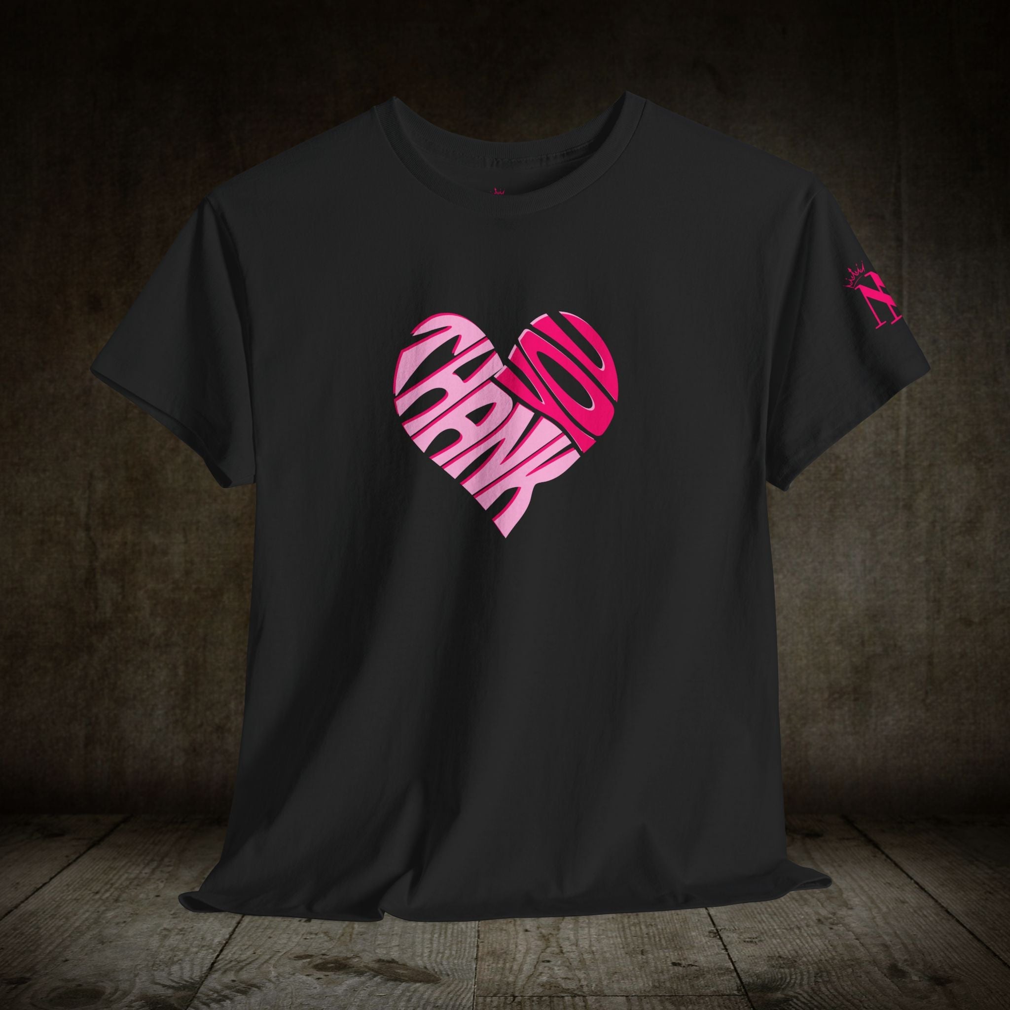 Thank You Heart | Mix & Match Cotton Unisex Fun-Flirty Lovers’ T-Shirts