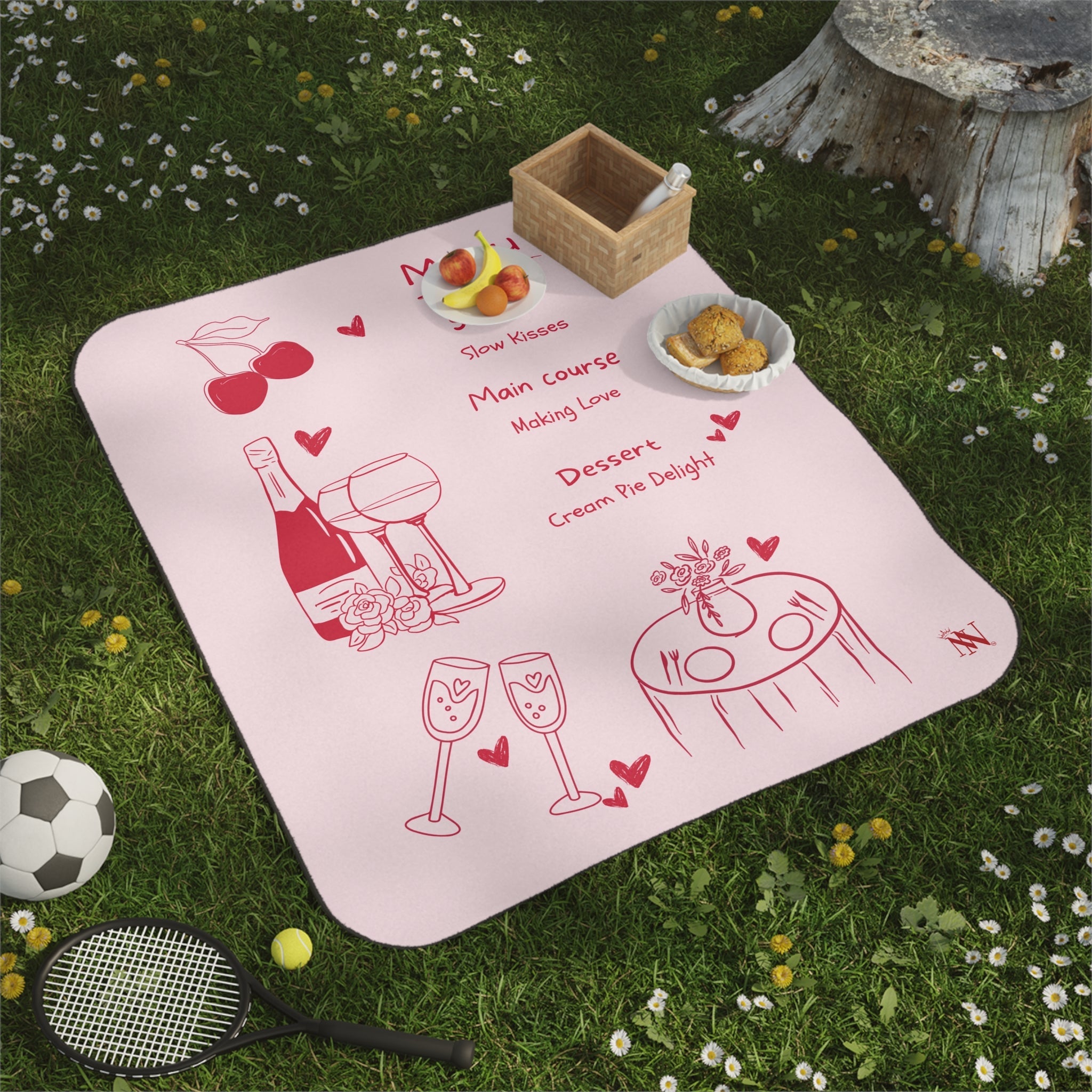 The Menu | Mix Match Fun-Flirty Lovers’ Water-Resistant Blankets