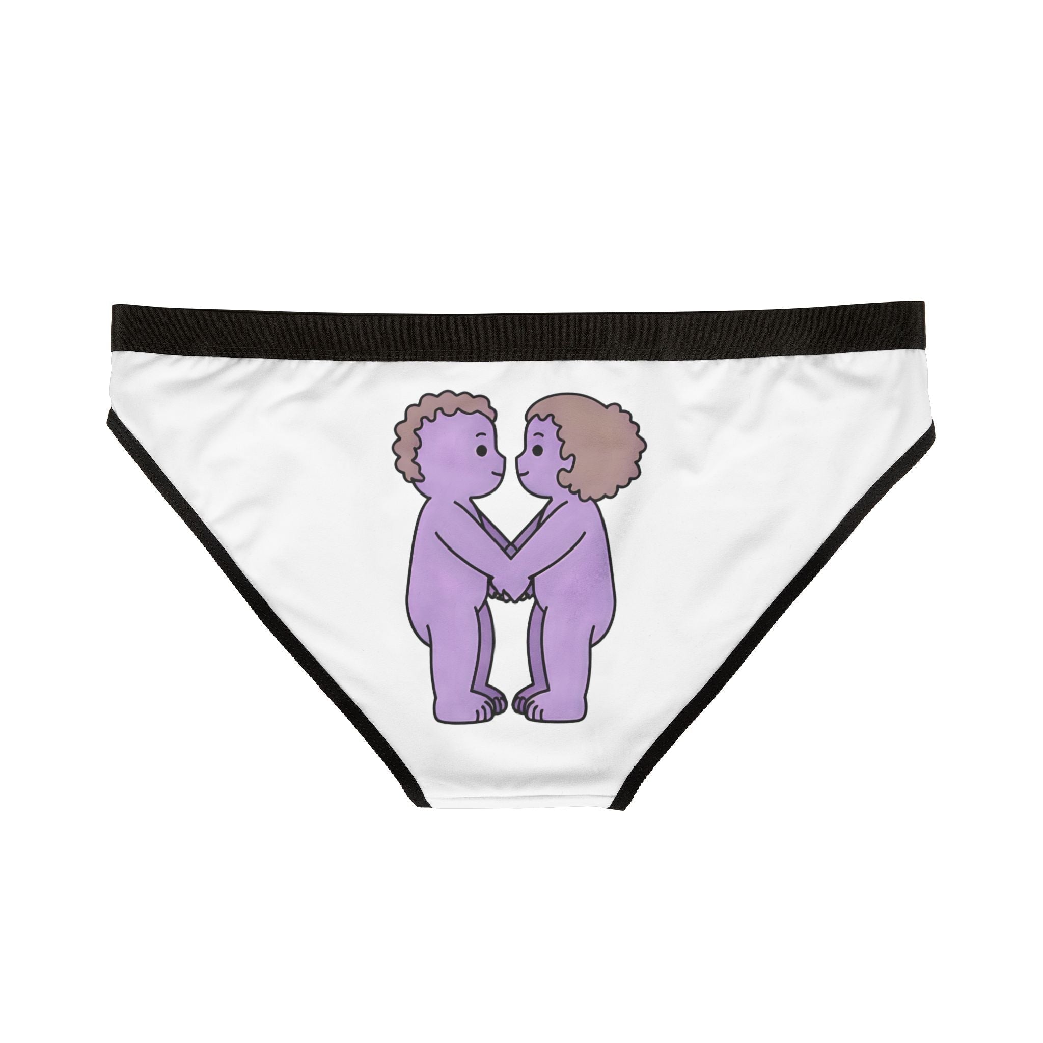 Naked Couple Emoji | Mix & Match Women’s Fun-Flirty Lovers’ Panties