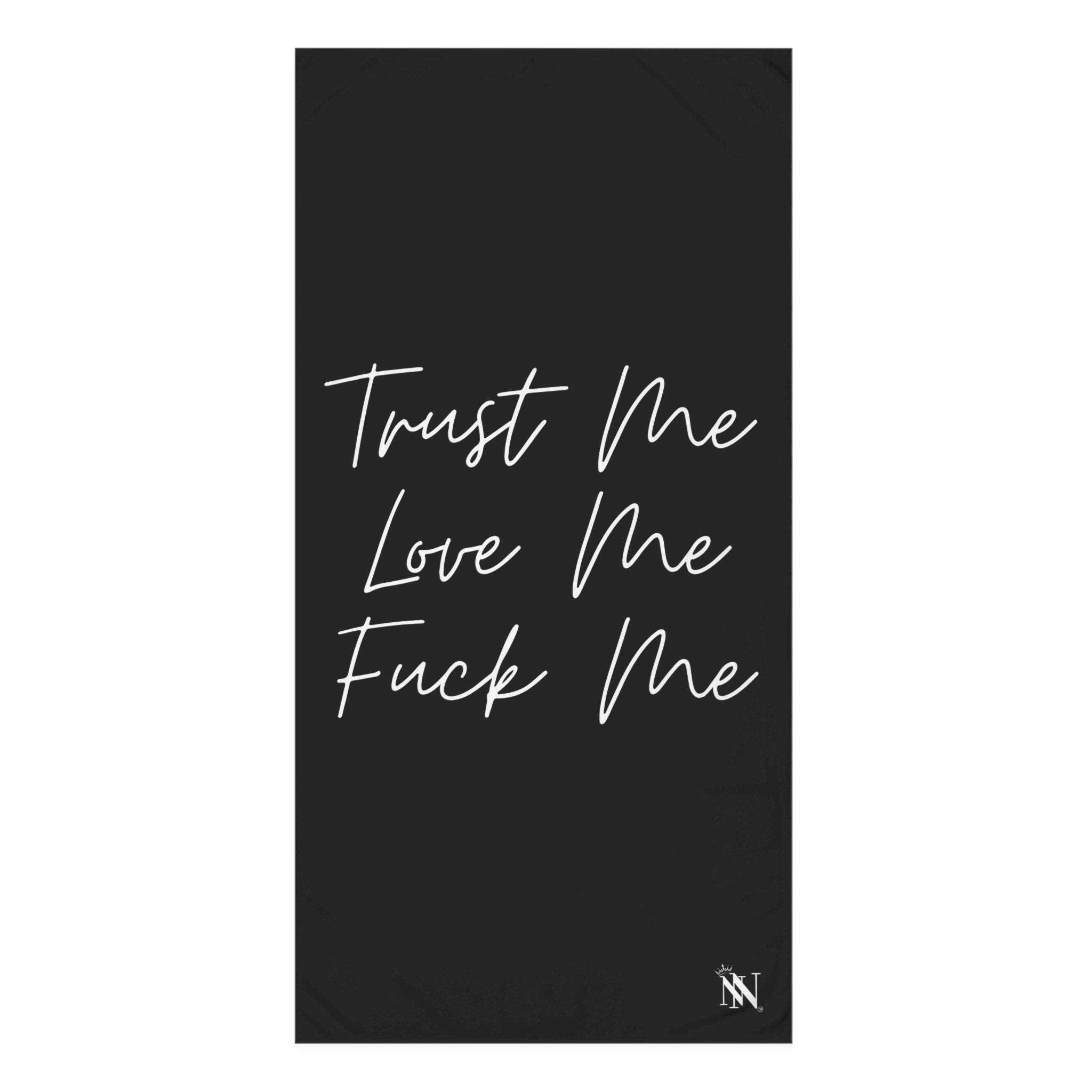 Trust Me Love Me Fuck Me | Mix & Match XL Fun-Flirty Lovers’ Towels