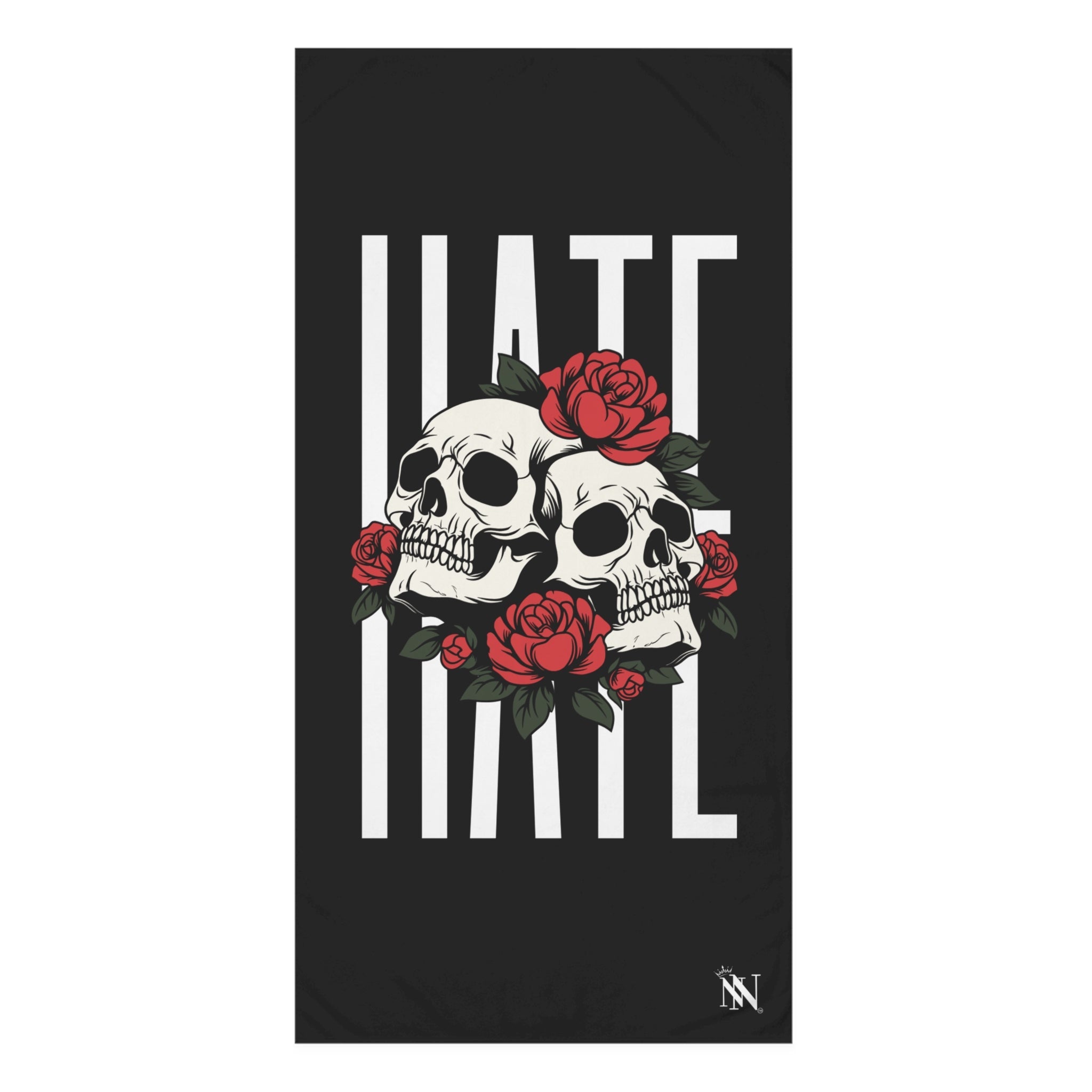 Roses Skulls & Hate | Mix & Match XL Fun-Flirty Lovers’ Towels