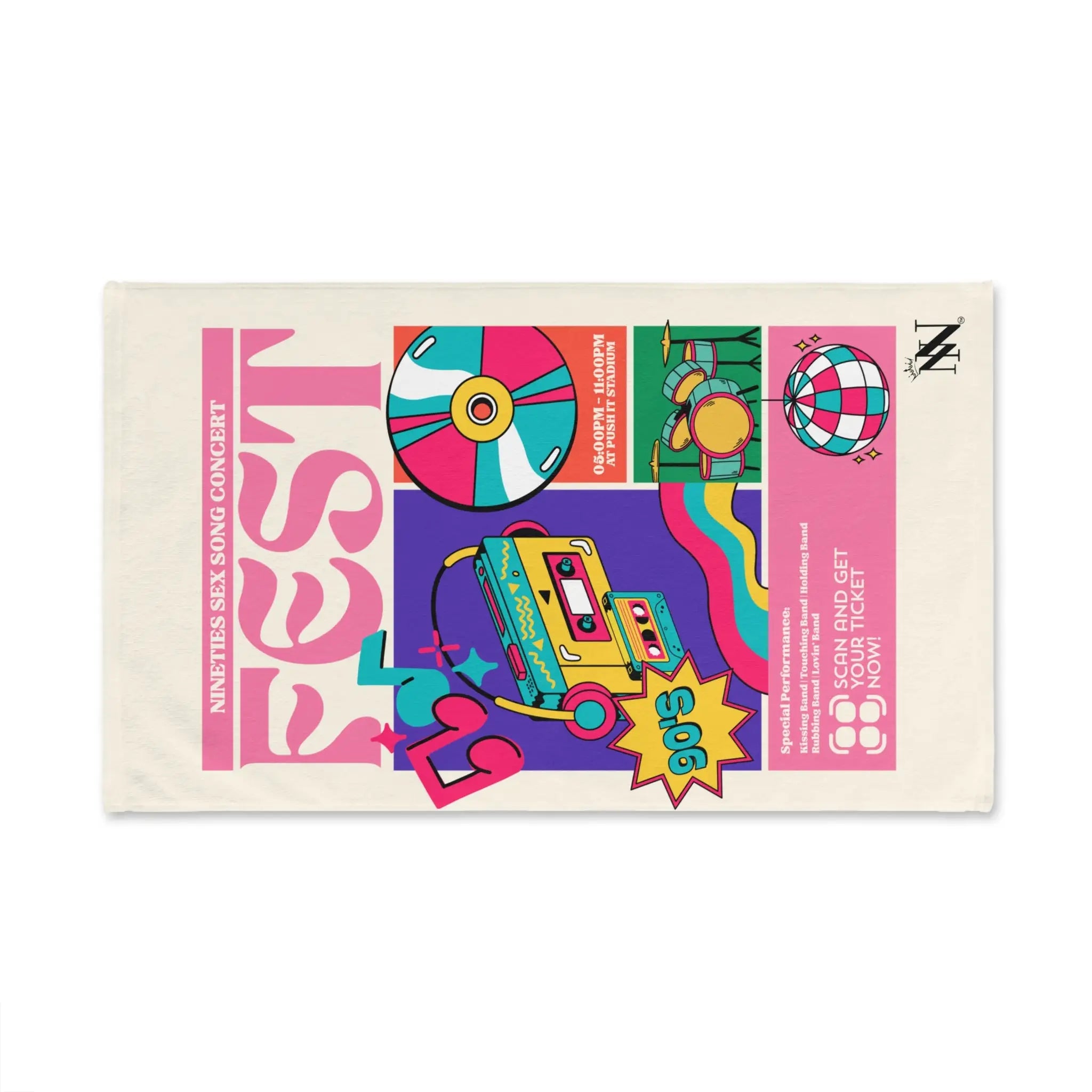 Nineties Sex Song | Mix & Match Original Fun-Flirty Lovers’ Towels