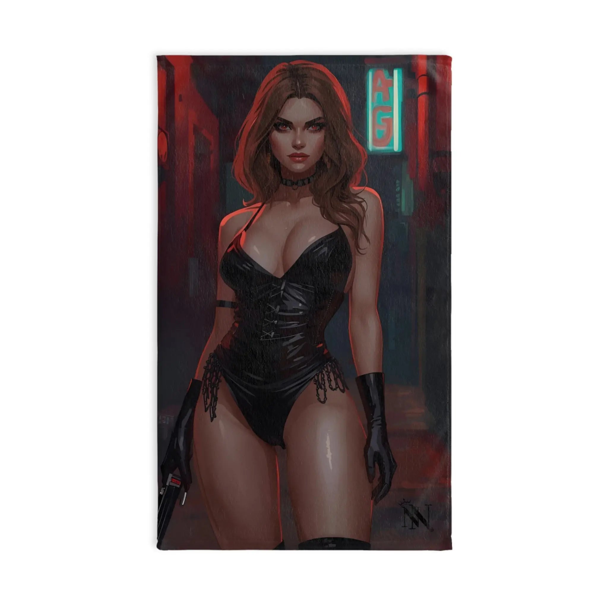Sexy Domme Graphic | Mix & Match Original Fun-Flirty Lovers’ Towels