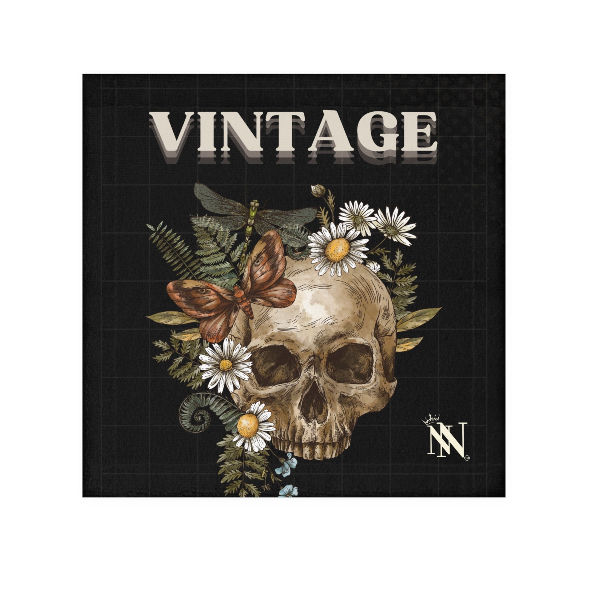 Vintage Floral Skull | Mix & Match Lils’ Fun-Flirty Lovers’ Towels