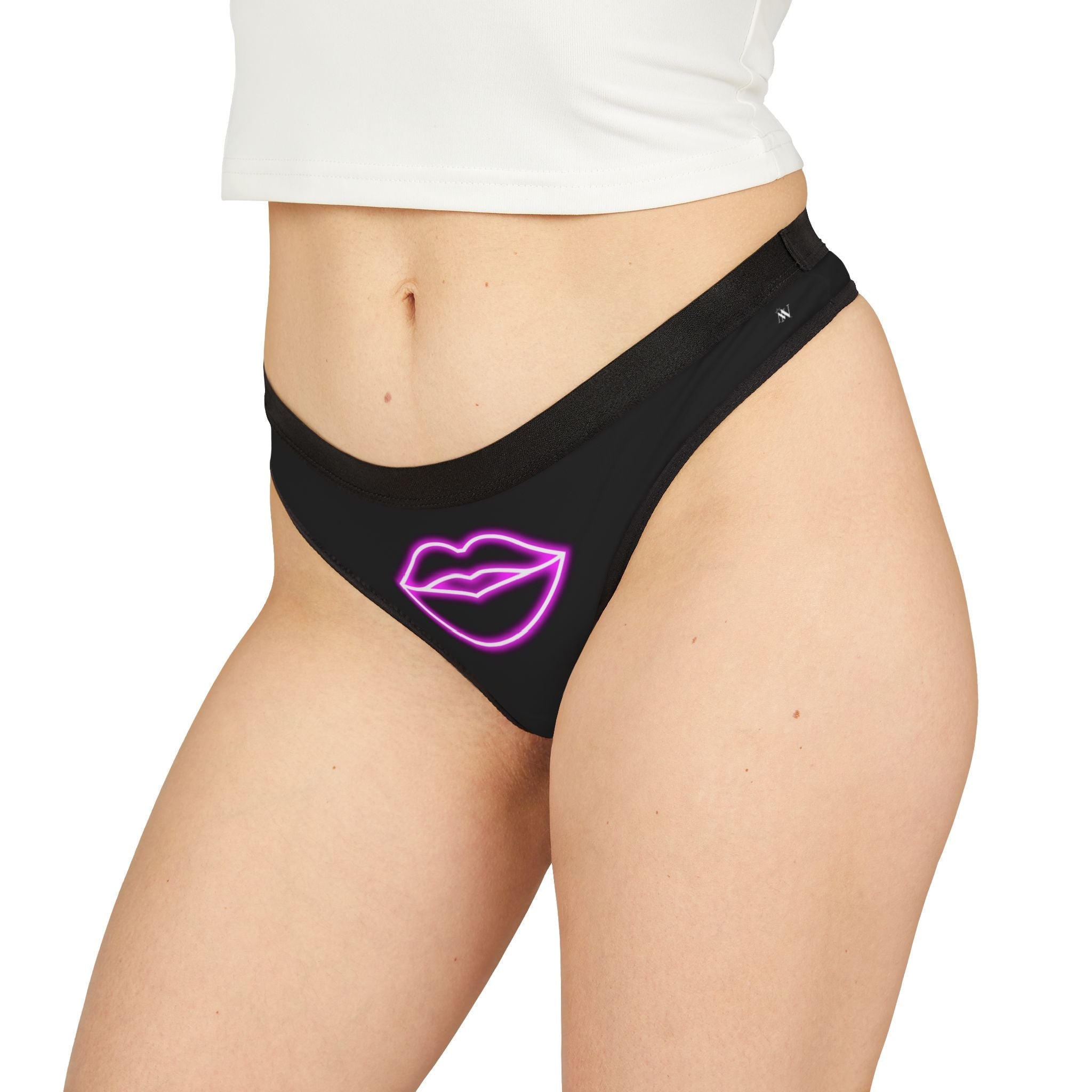 Her Lips Neon Sex Gifts Humor Naughty Women’s Thong