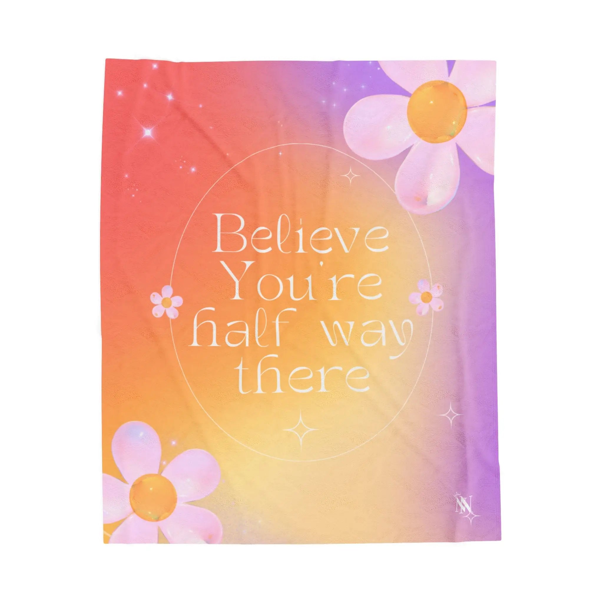 Believe You’re Halfway There Lovers’ Silky Soft Blanket