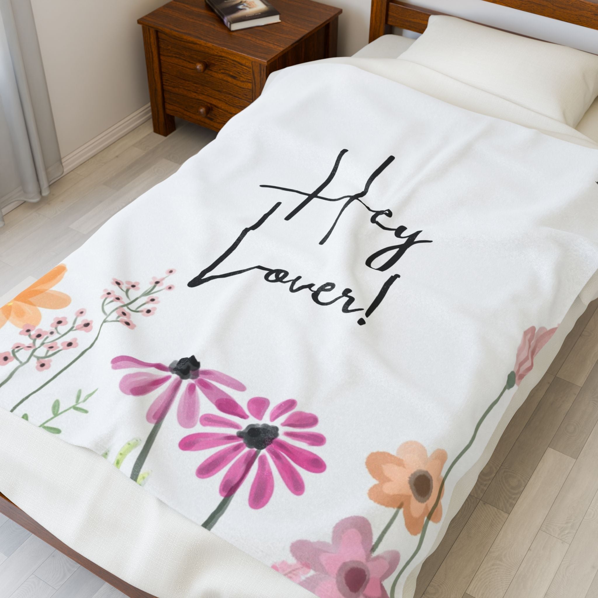 Hey Lover! Flowers | Mix & Match Soft Fun-Flirty Lovers’ Blankets