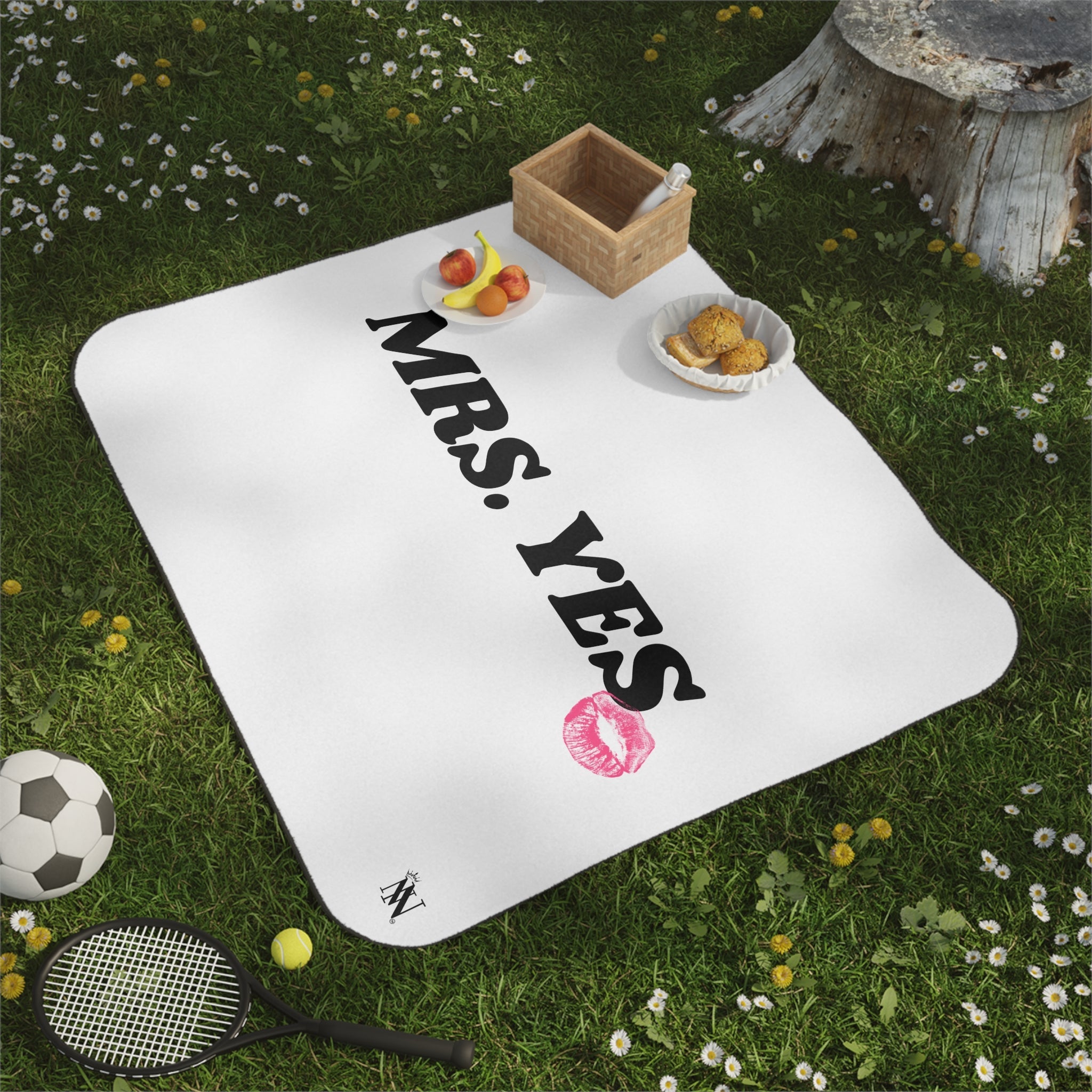 Mrs. Yes | Mix Match Fun-Flirty Lovers’ Water-Resistant Blankets