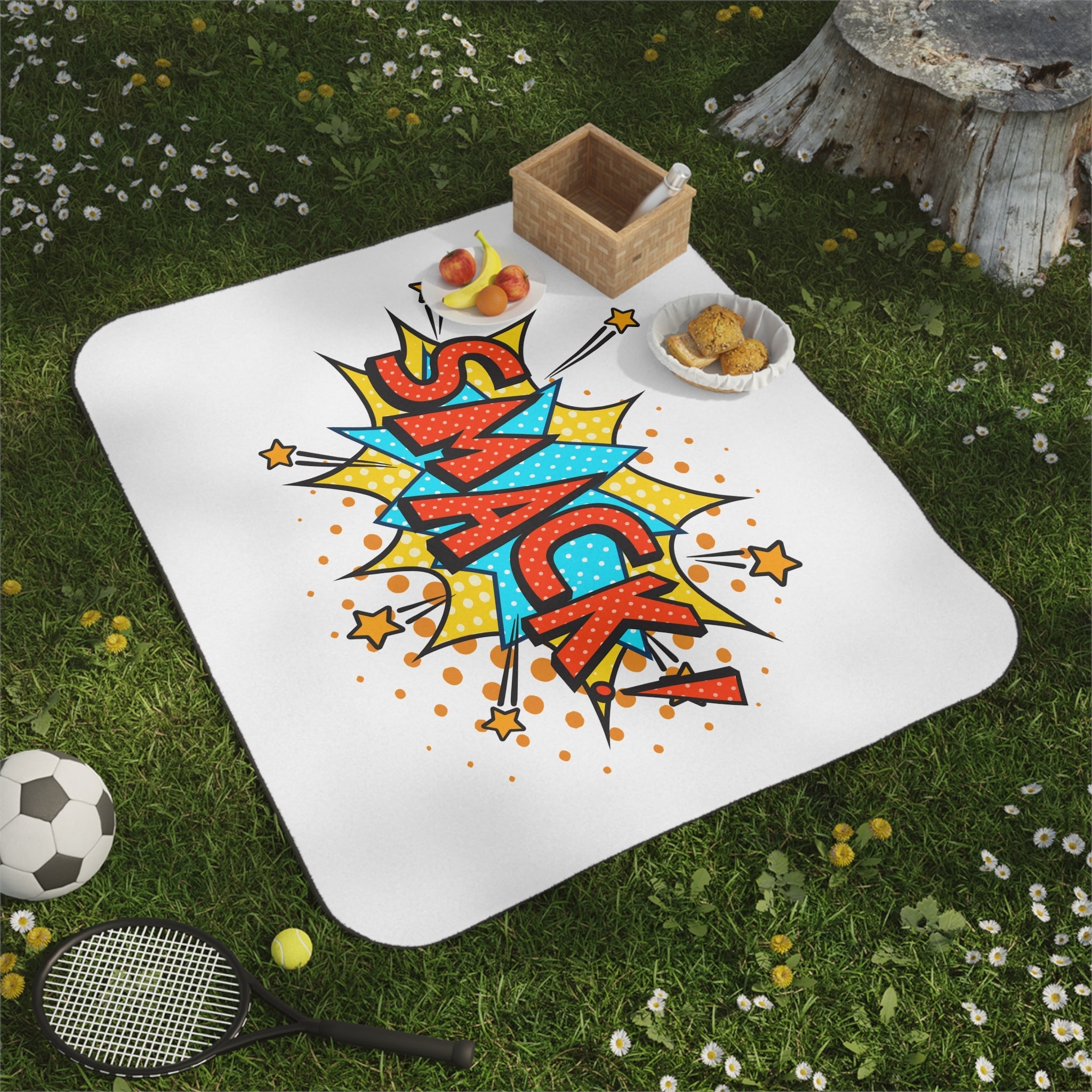 Smack! Cartoon Fun | Mix Match Fun-Flirty Lovers’ Water-Resistant Blankets