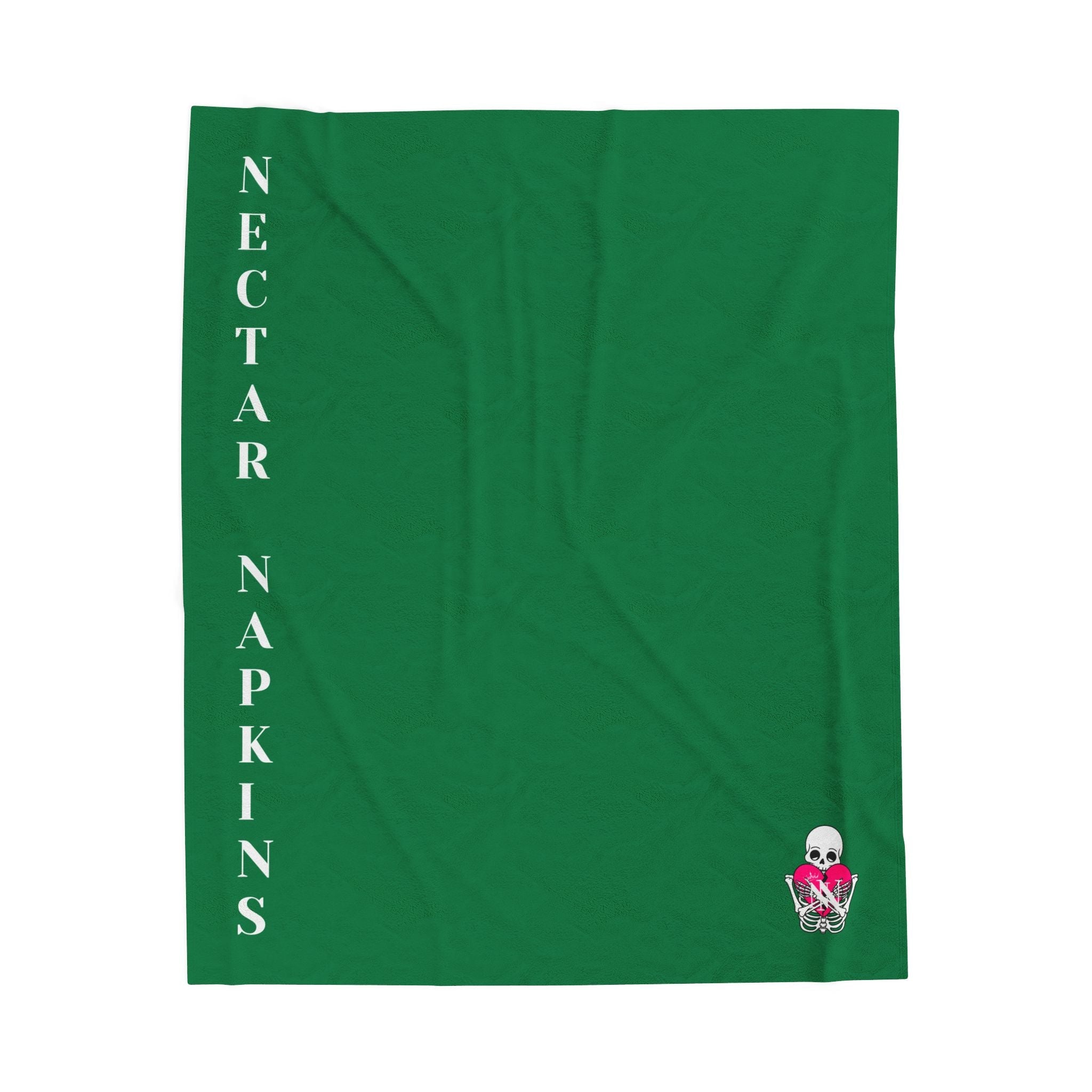 Nectar Napkins Brand Green Love Blanket