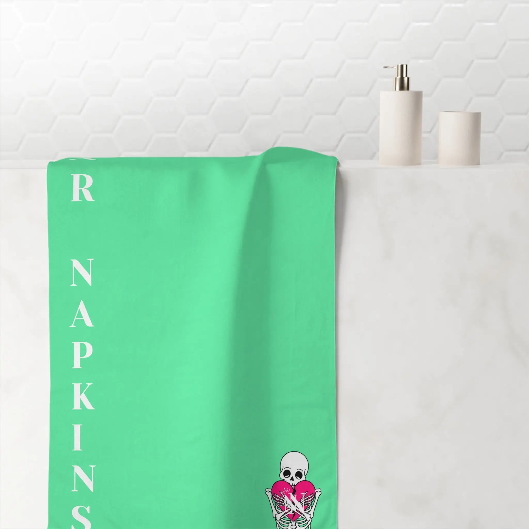 Nectar Napkins Brand Mint Green Over Sized Sex Towel