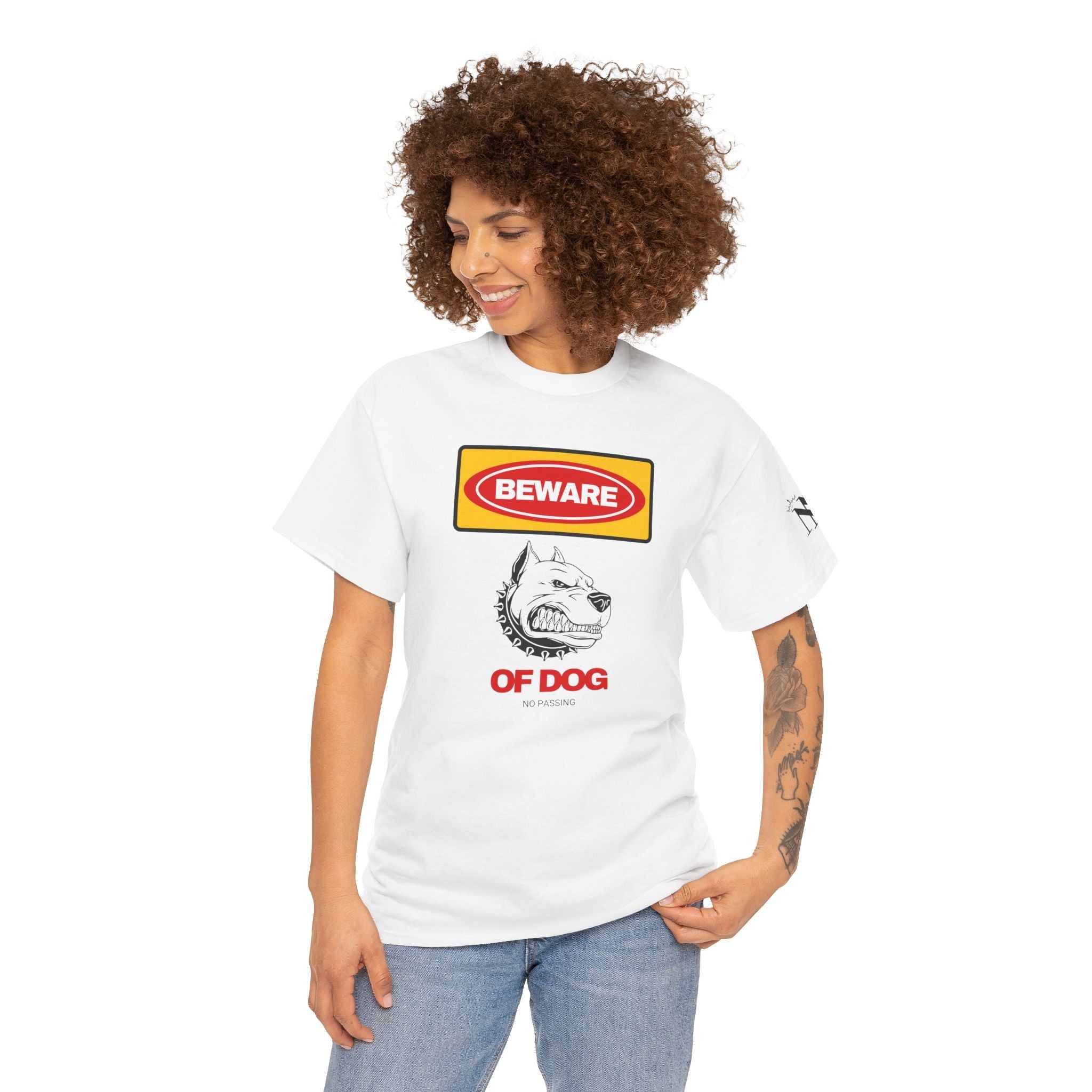 Beware of Dog | Mix & Match Cotton Unisex Fun-Flirty Lovers’ T-Shirts