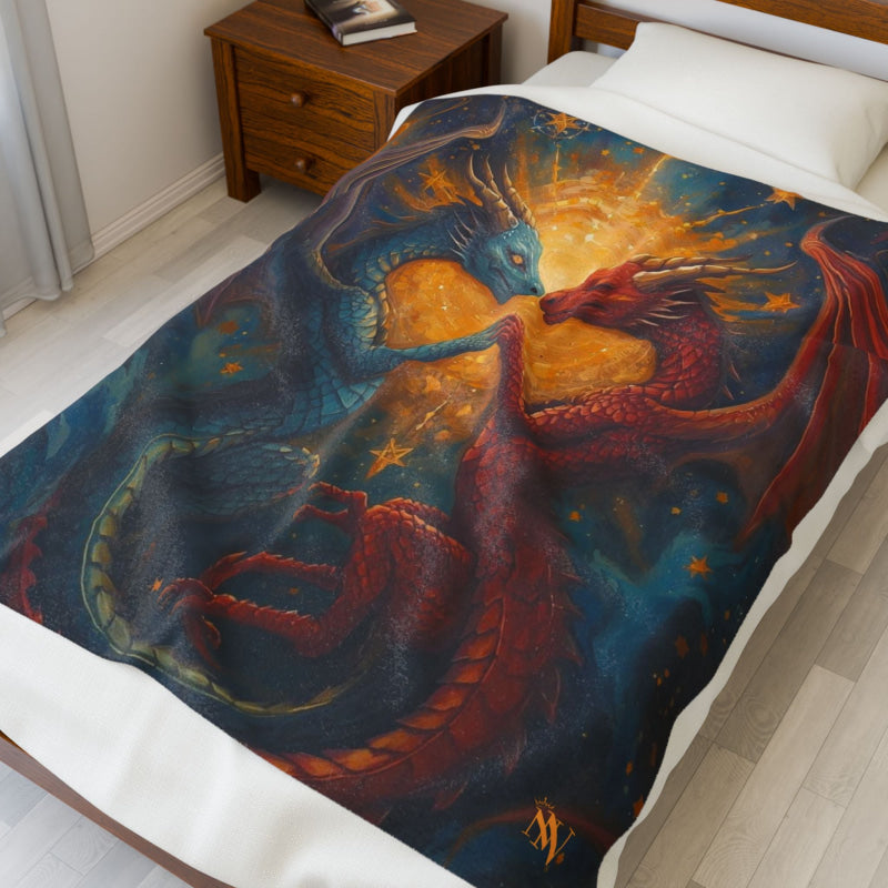 Written In the Stars Dragon Fantasy | Mix & Match Soft Fun-Flirty Lovers’ Blankets