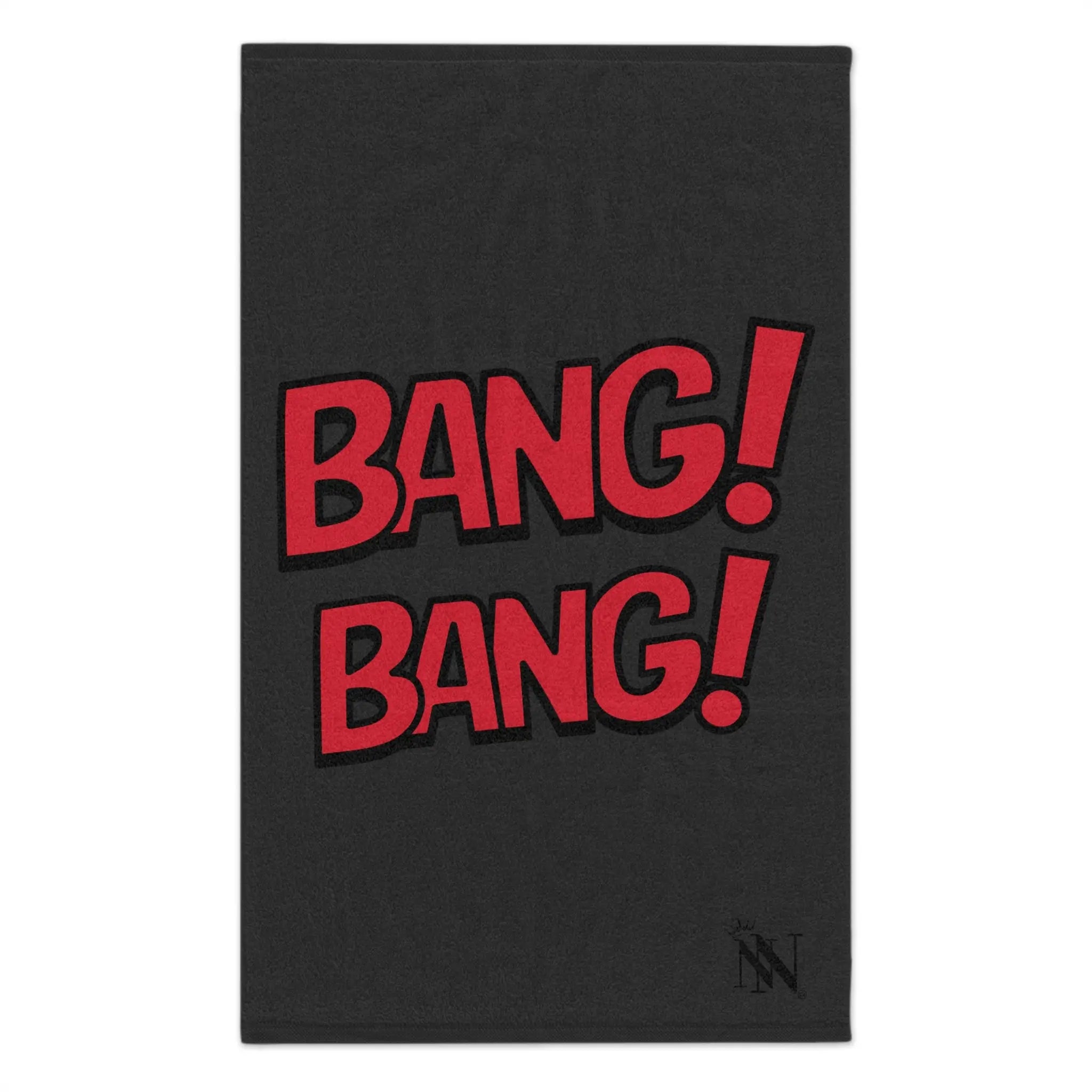 Bang! Bang! Dark Grey | Mix & Match Soft Fun-Flirty Lovers’ Towels
