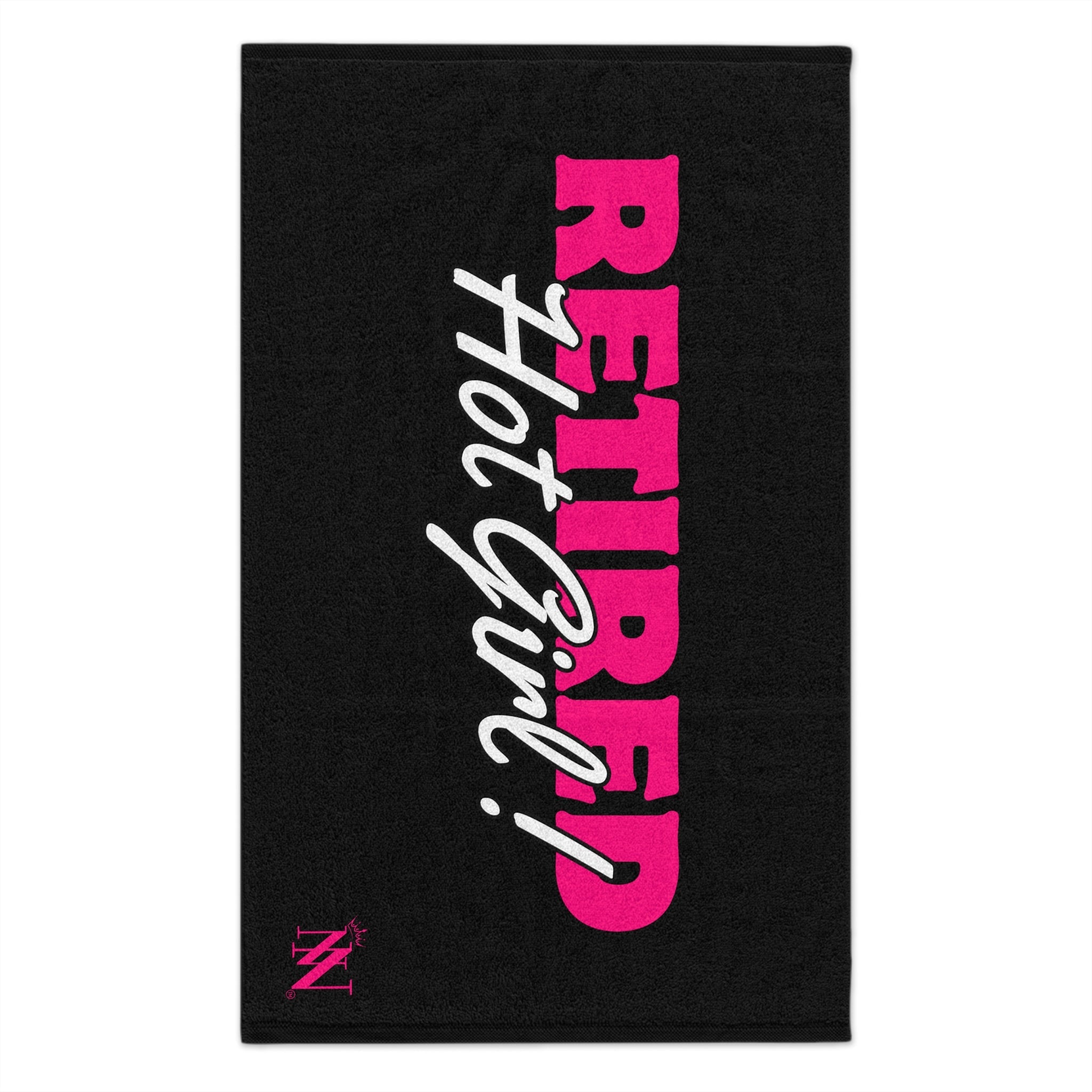 Retired Hot Girl! Black Mix & Match Soft Sex Towels | Flirty Lovers’ Gifts