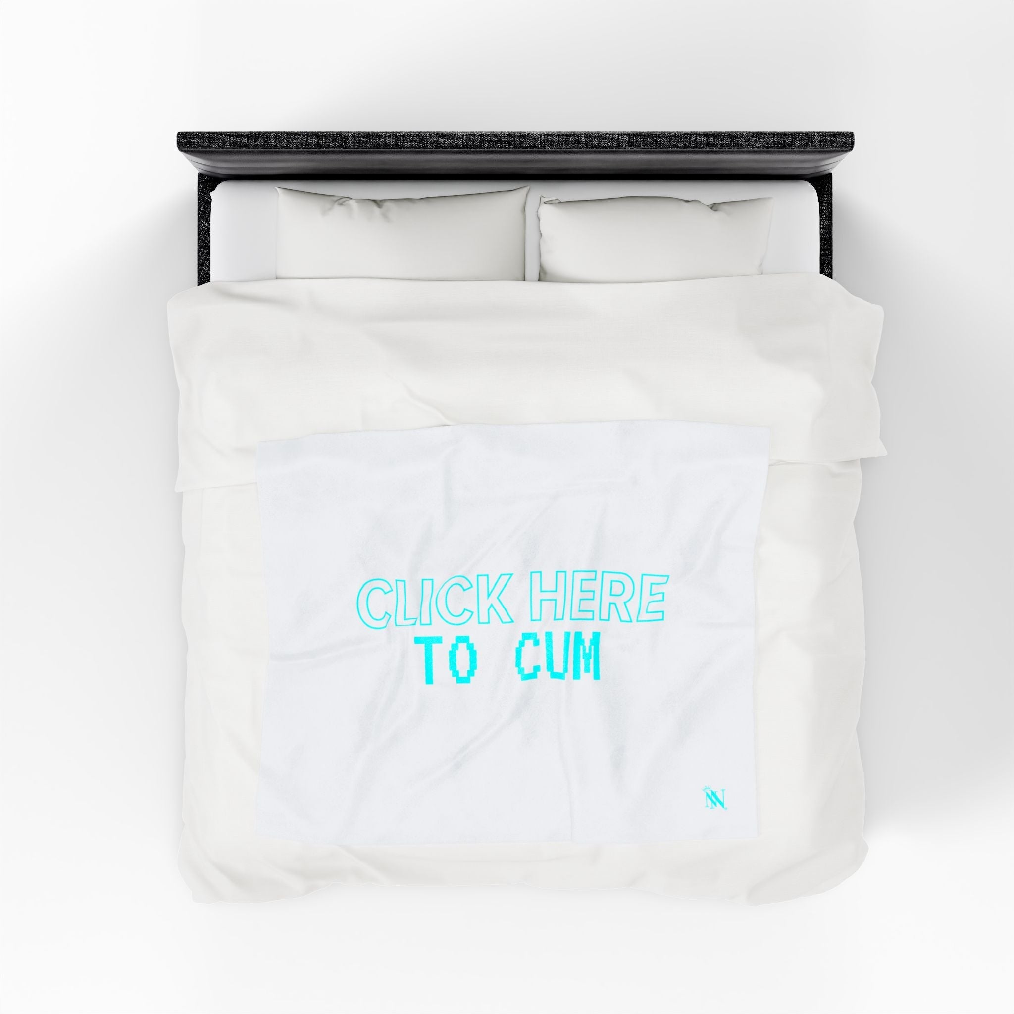 Click Here To Cum | Mix & Match Fun-Flirty Lovers’ Blankets