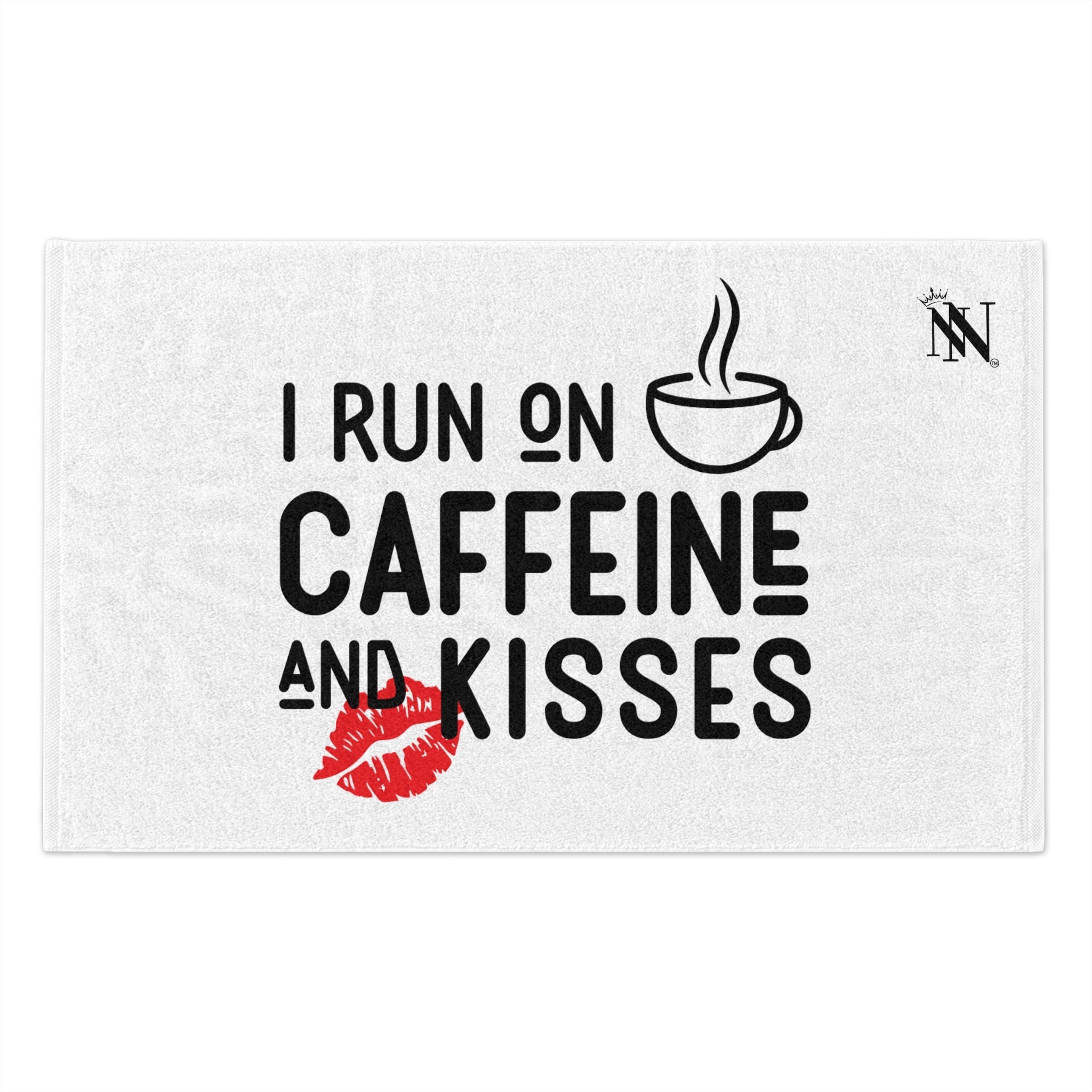 I Run on Caffeine & Kisses | Mix & Match Soft Fun-Flirty Lovers’ Towels