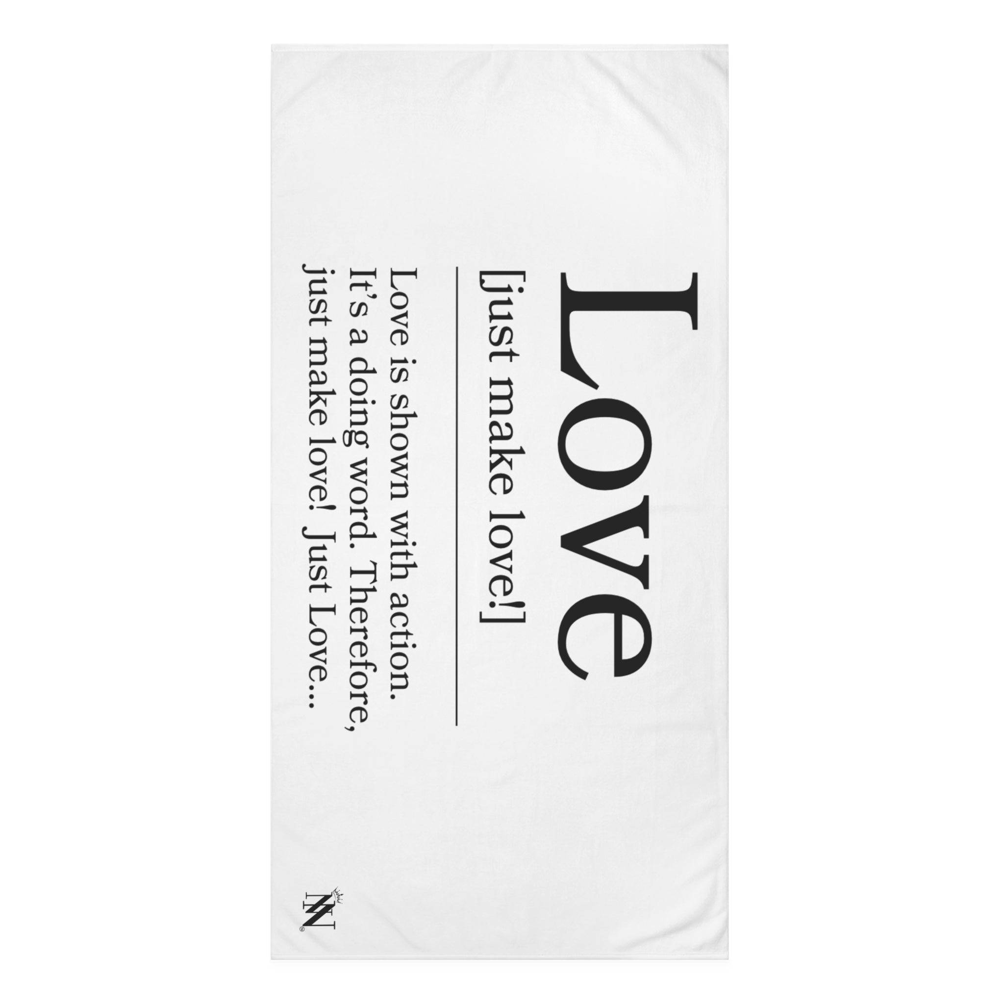 Definition of Love Big Ass Rimming Cum Towel