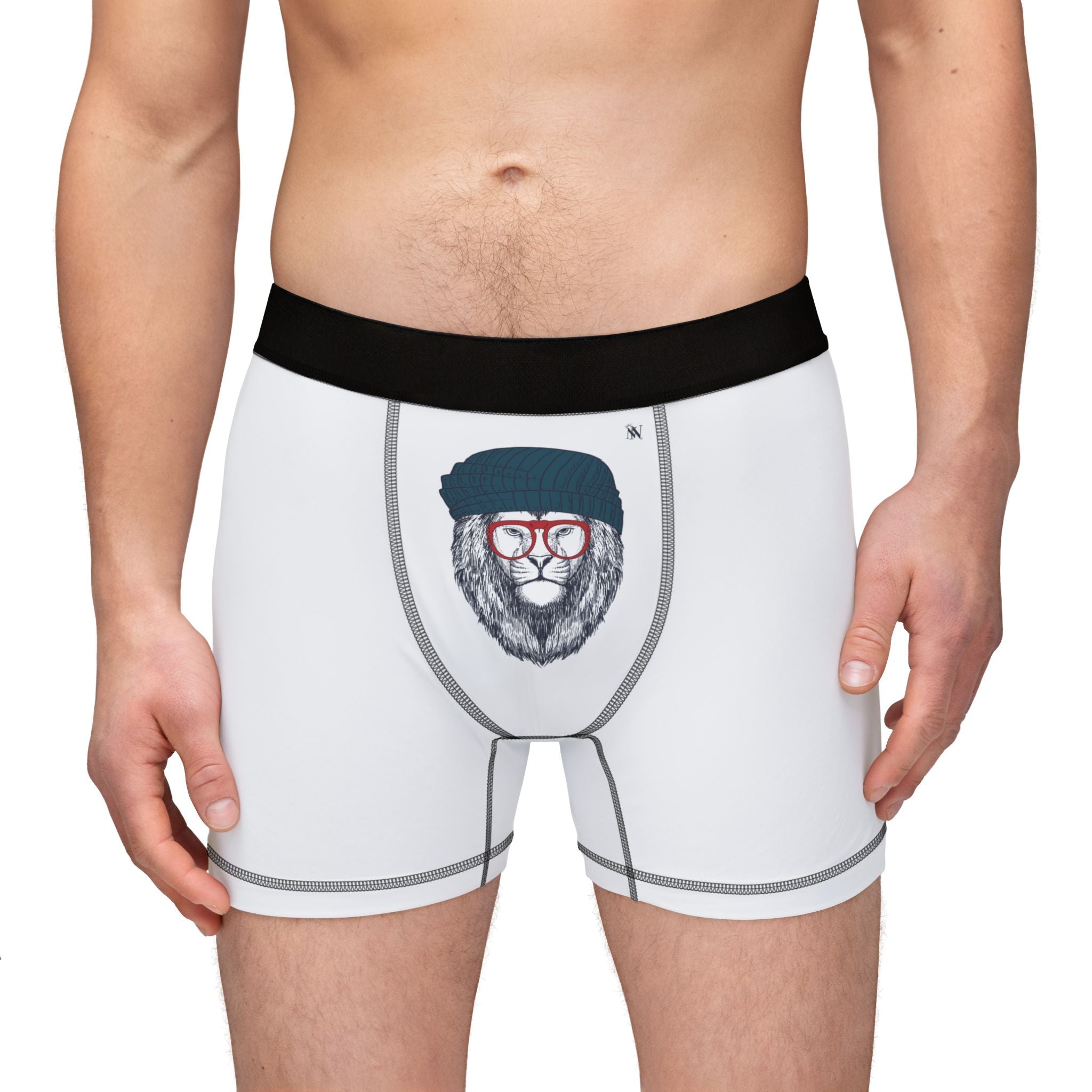 Cool Lion Cat | Mix & Match Fun-Flirty Lovers’ Boxer Briefs