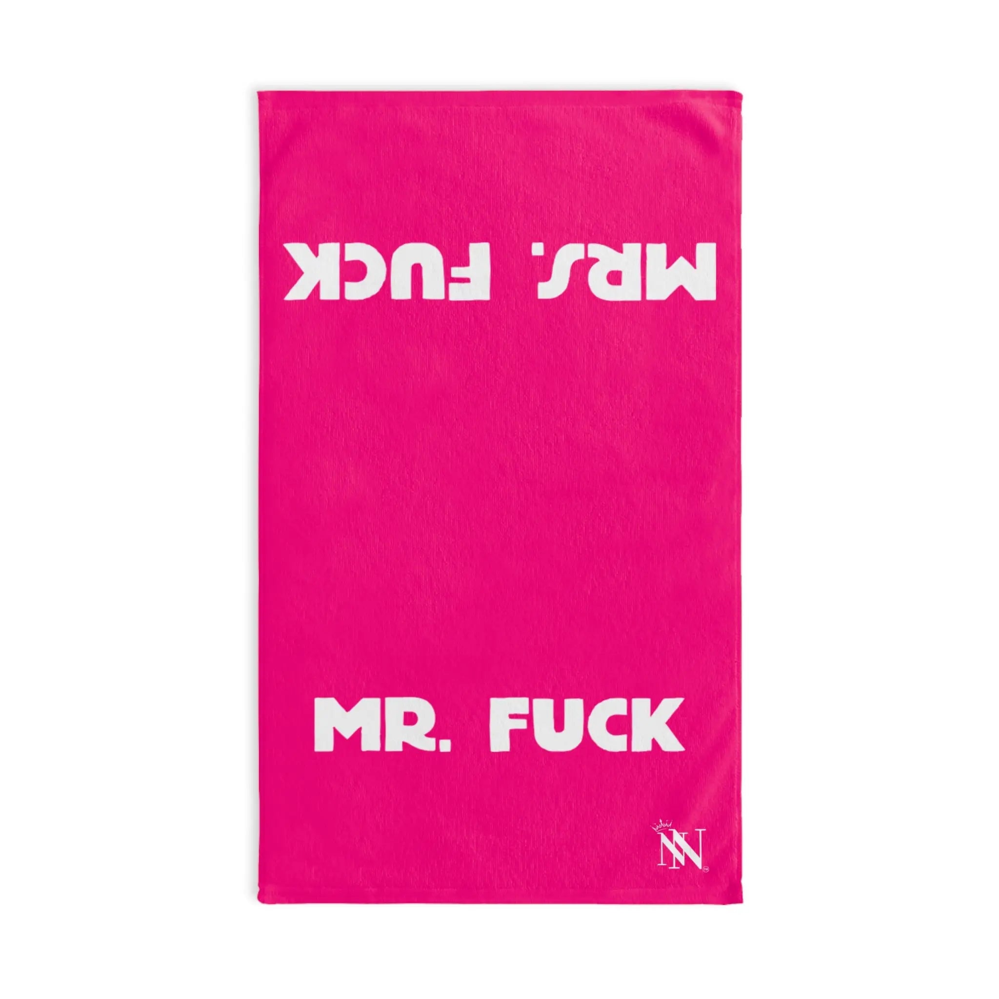 Mr. Mrs. Fuck Shareable Sides Signature Pink Cum Towel