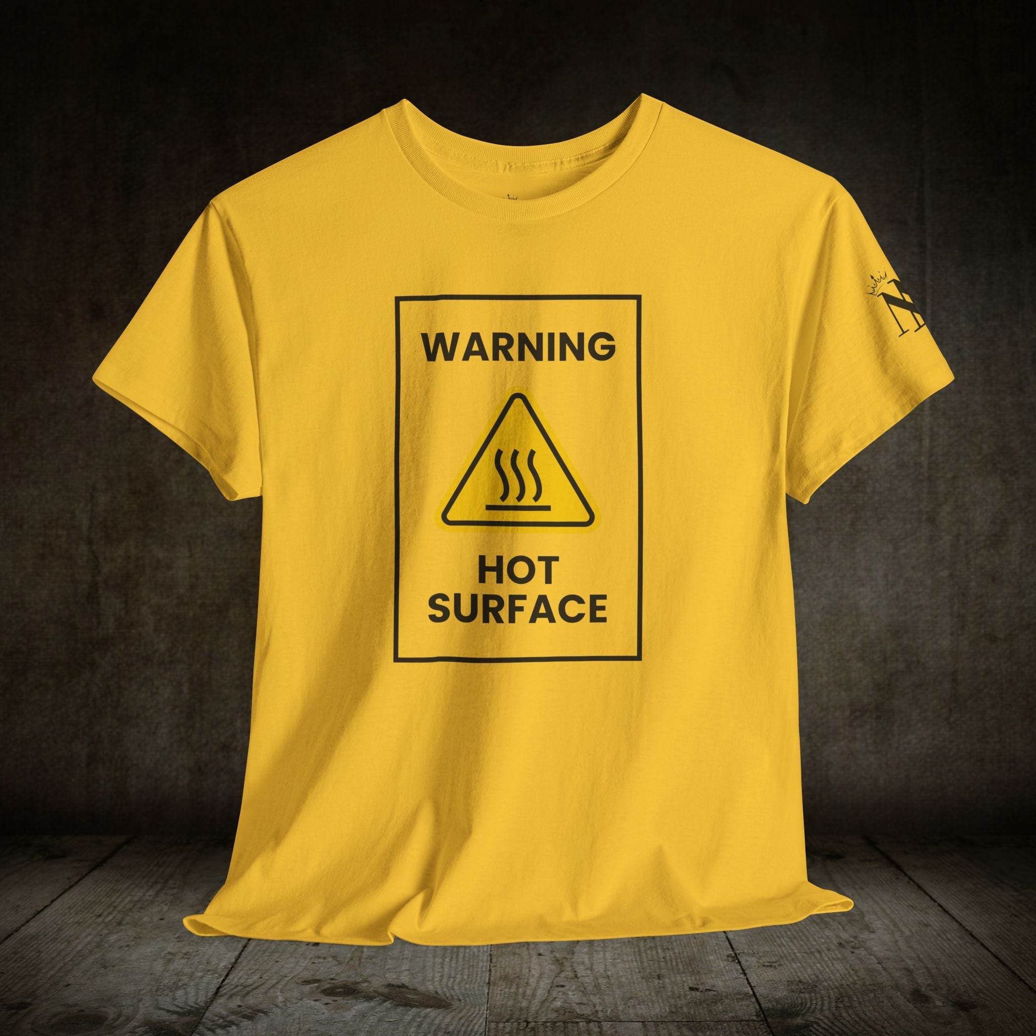 Warning Hot Surface | Mix & Match Cotton Unisex Fun-Flirty Lovers’ T-Shirts