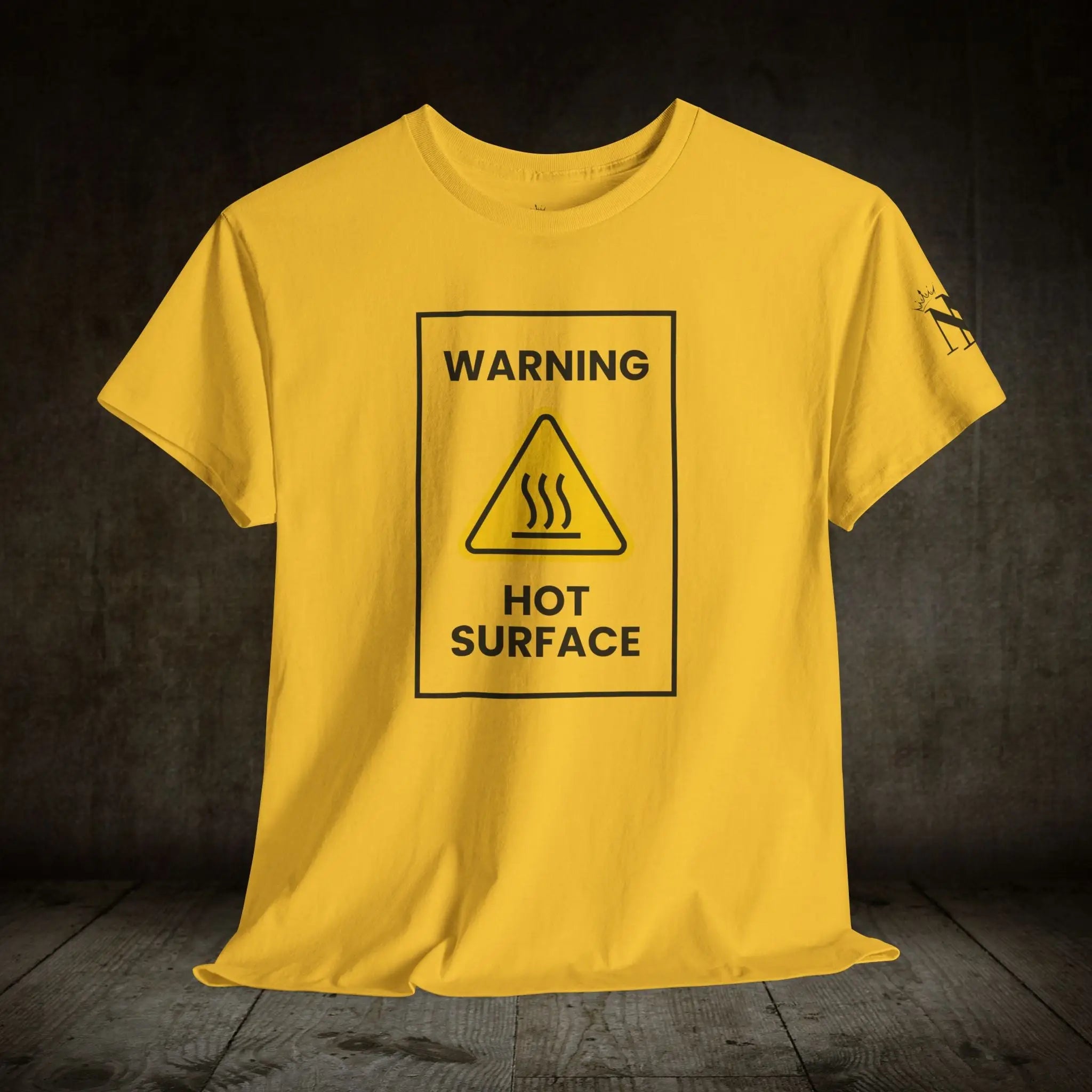 Warning Hot Surface | Mix & Match Cotton Unisex Fun-Flirty Lovers’ T-Shirts